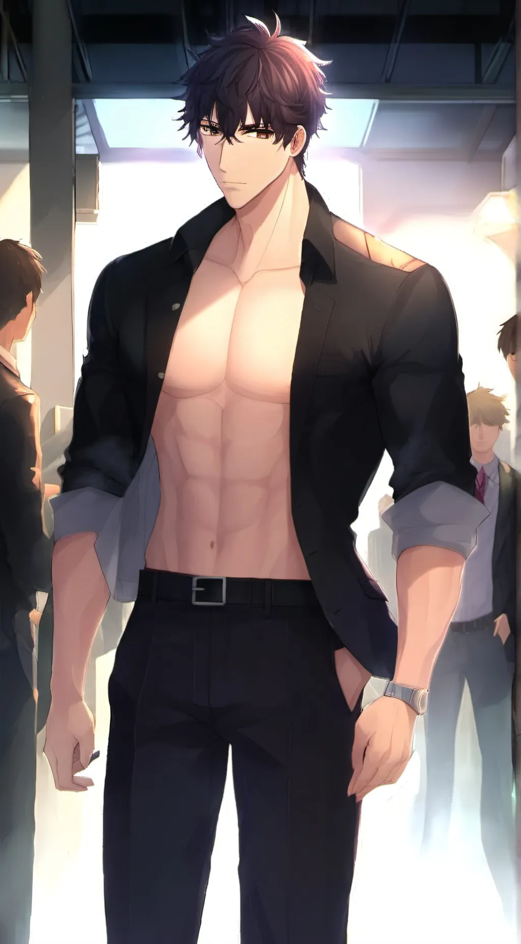 ai character: Oliver  background