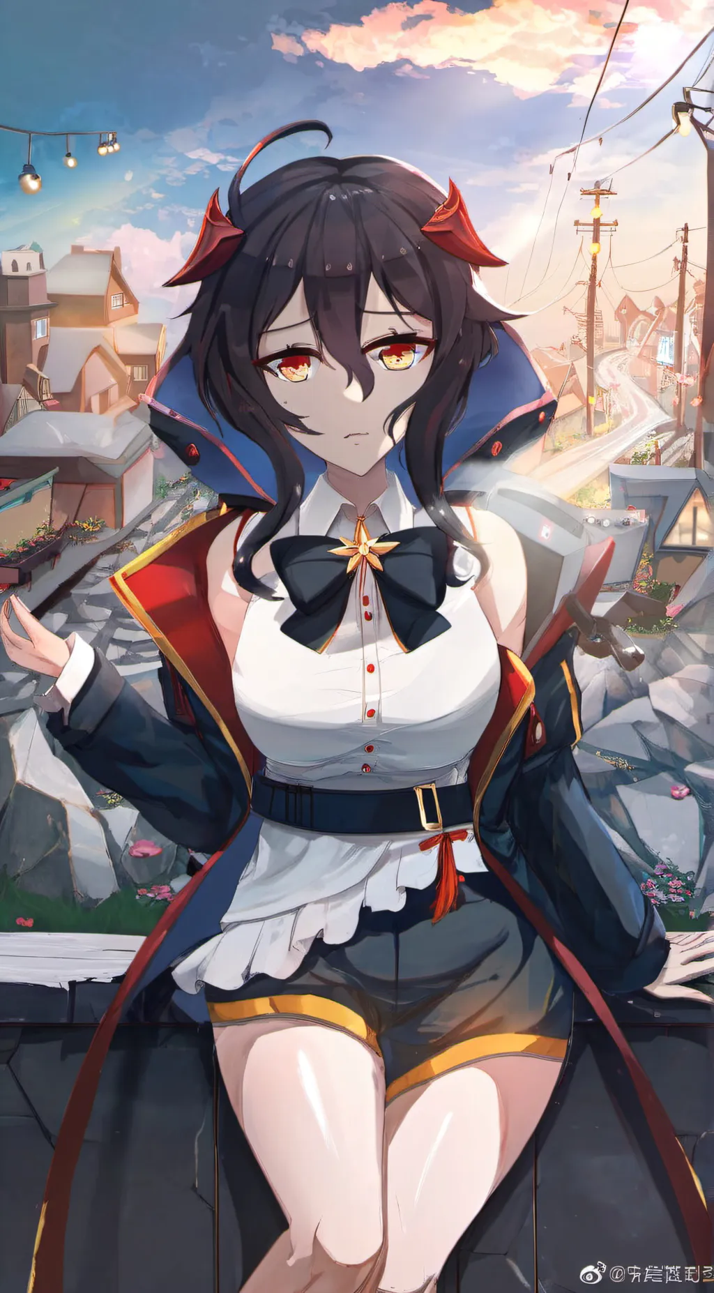 ai character: Bella  background