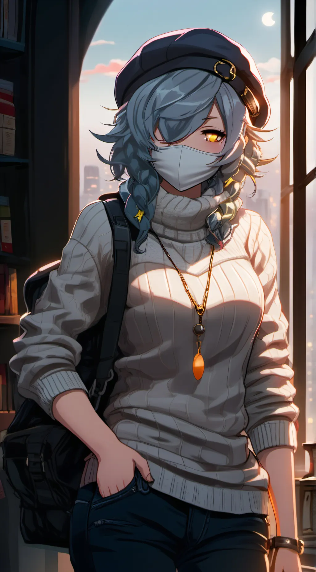 ai character: Moon Astar background