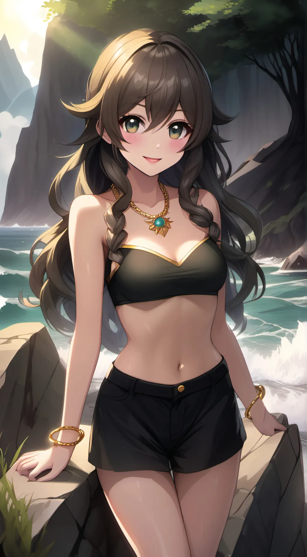 ai character: lily background