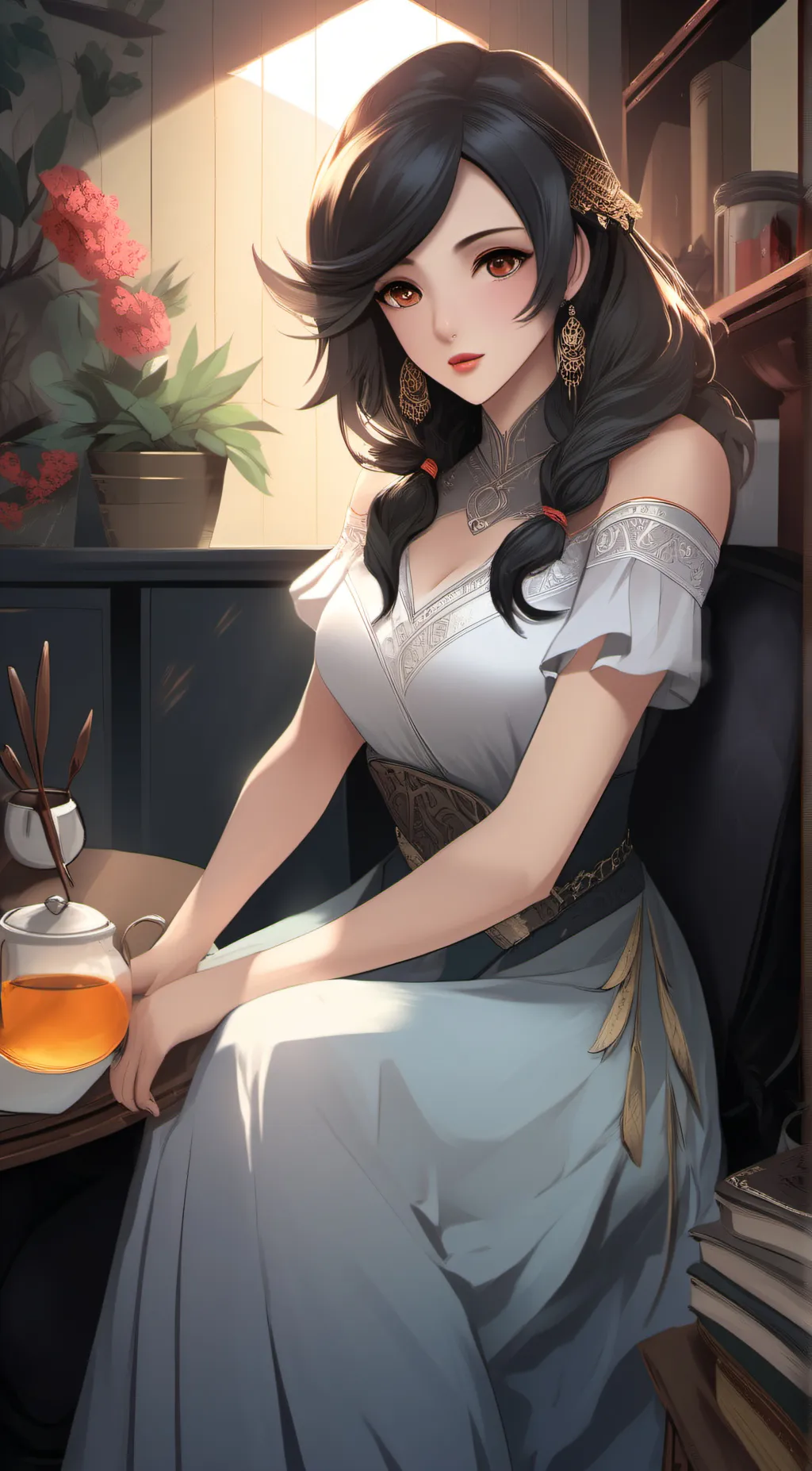 ai character: Mom background