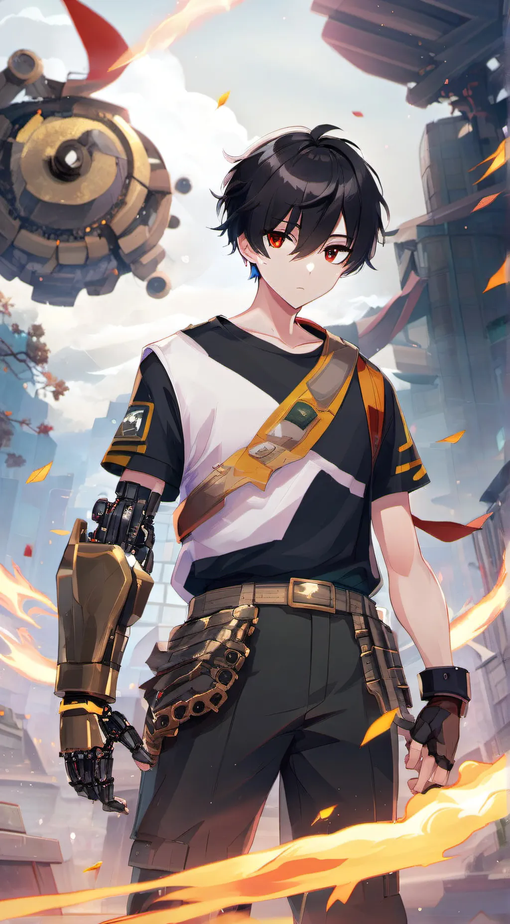 ai character: toshi background