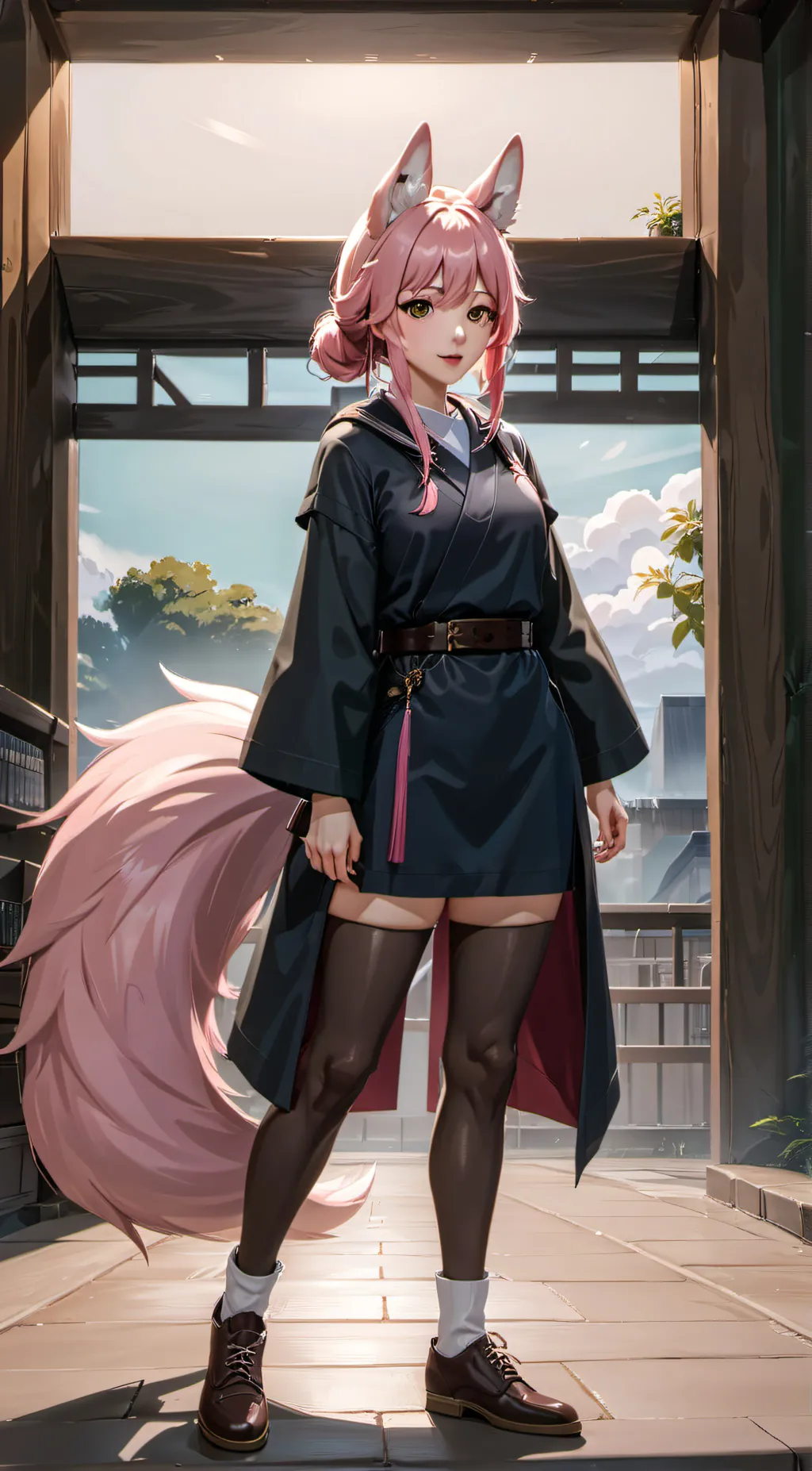 ai character: katsuma  background