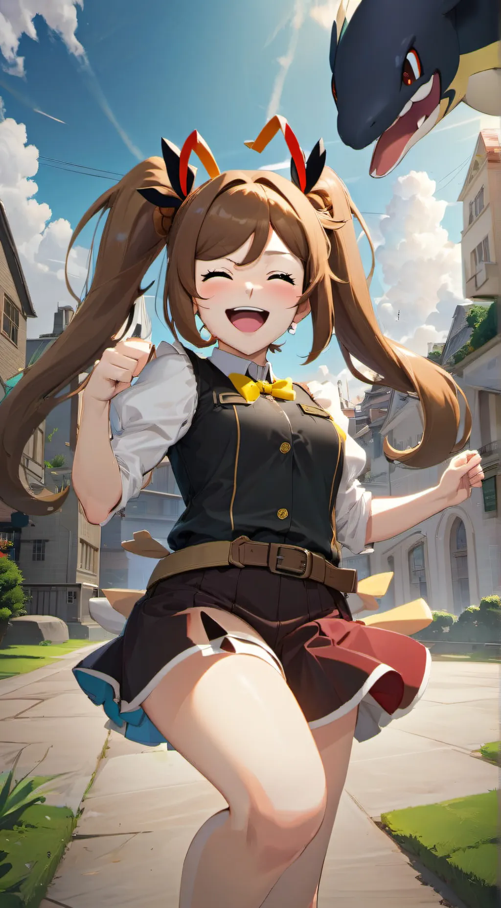 ai character: Boruto next gen background