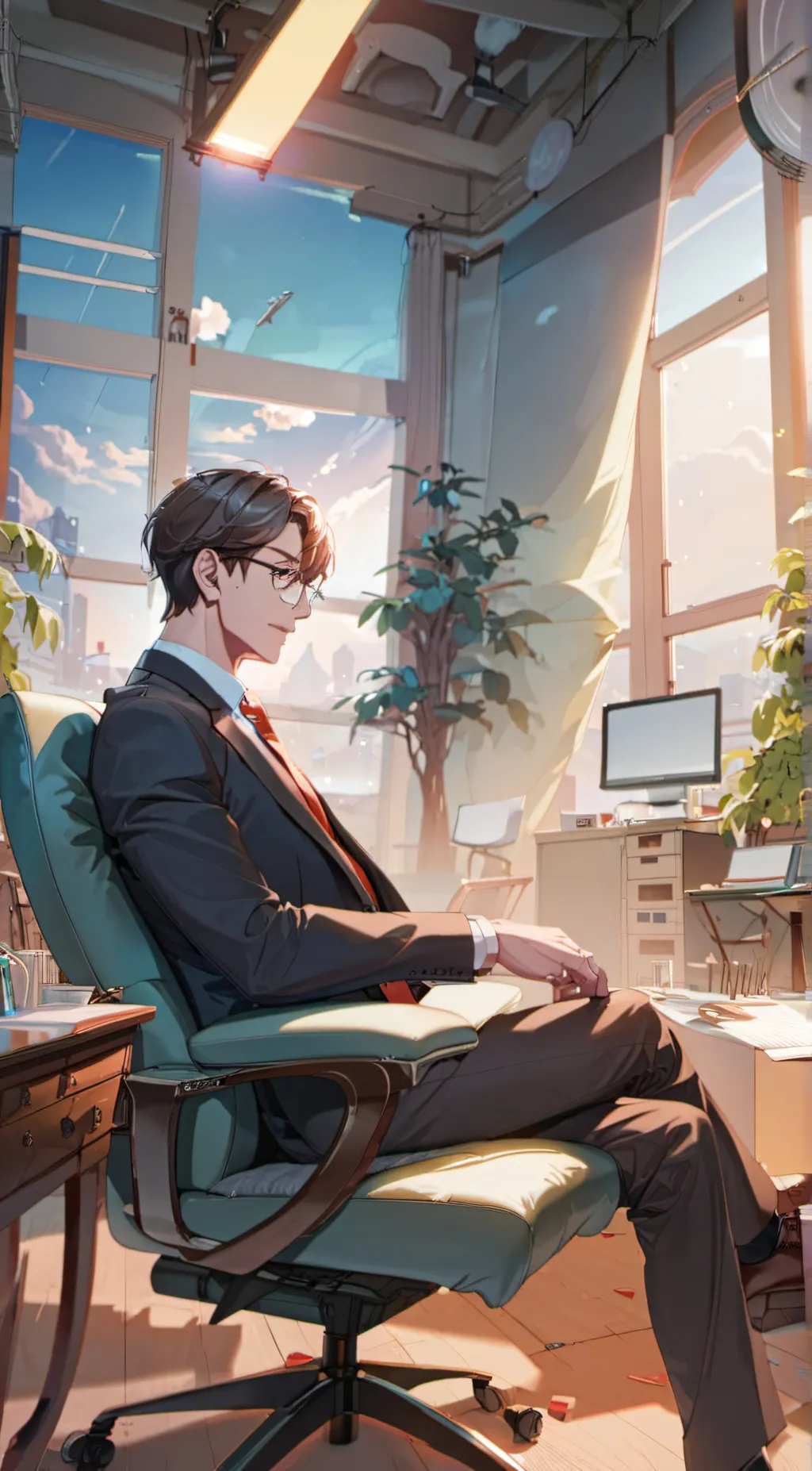 ai character: KLEO background