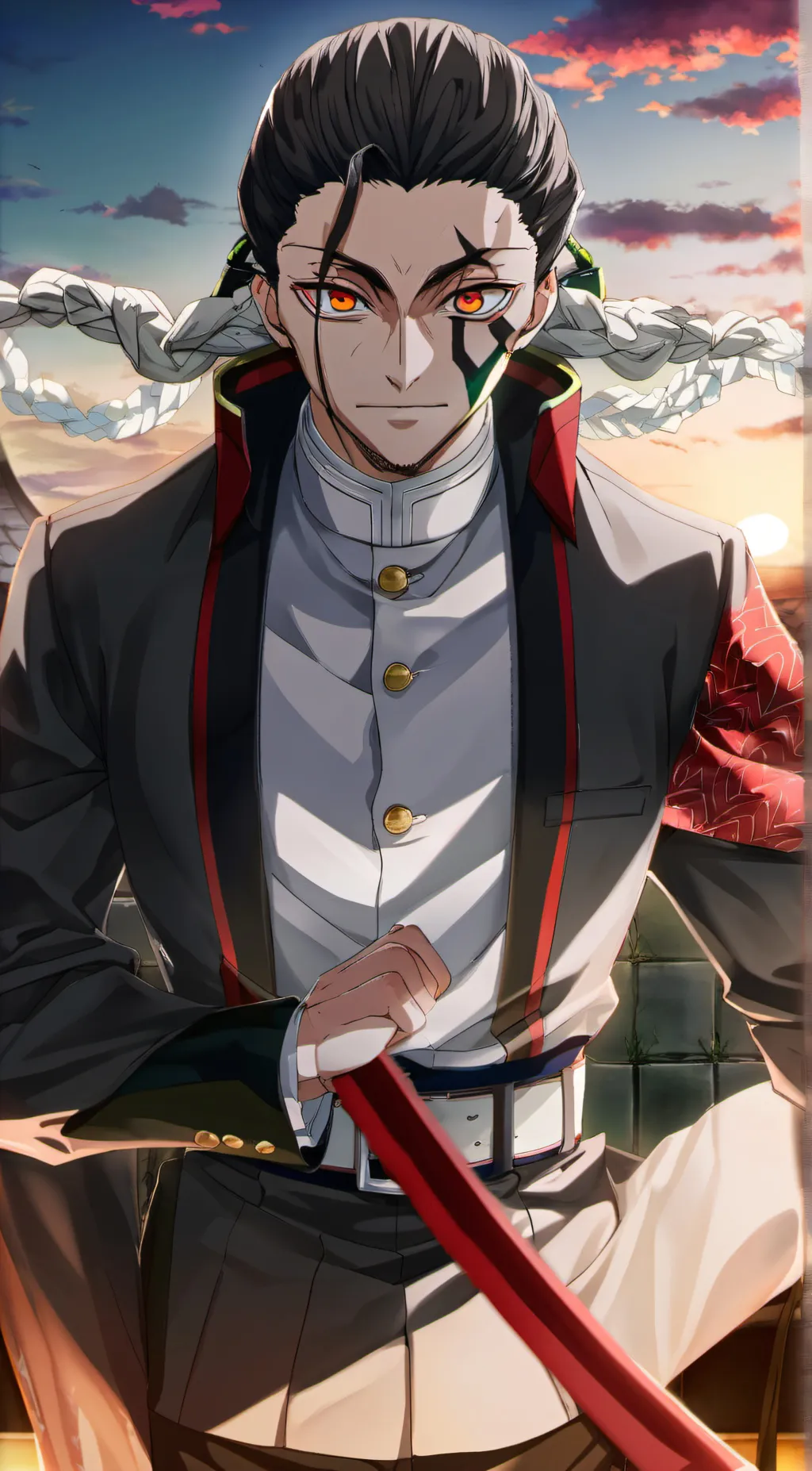 ai character: muzan background