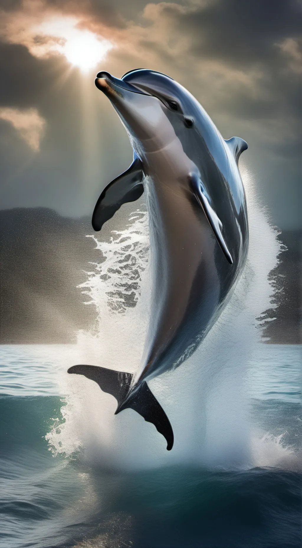 ai character: Dolphin background