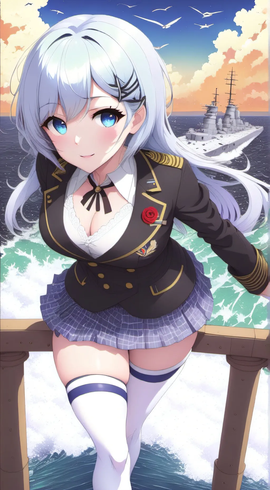 ai character: Azure Langley background