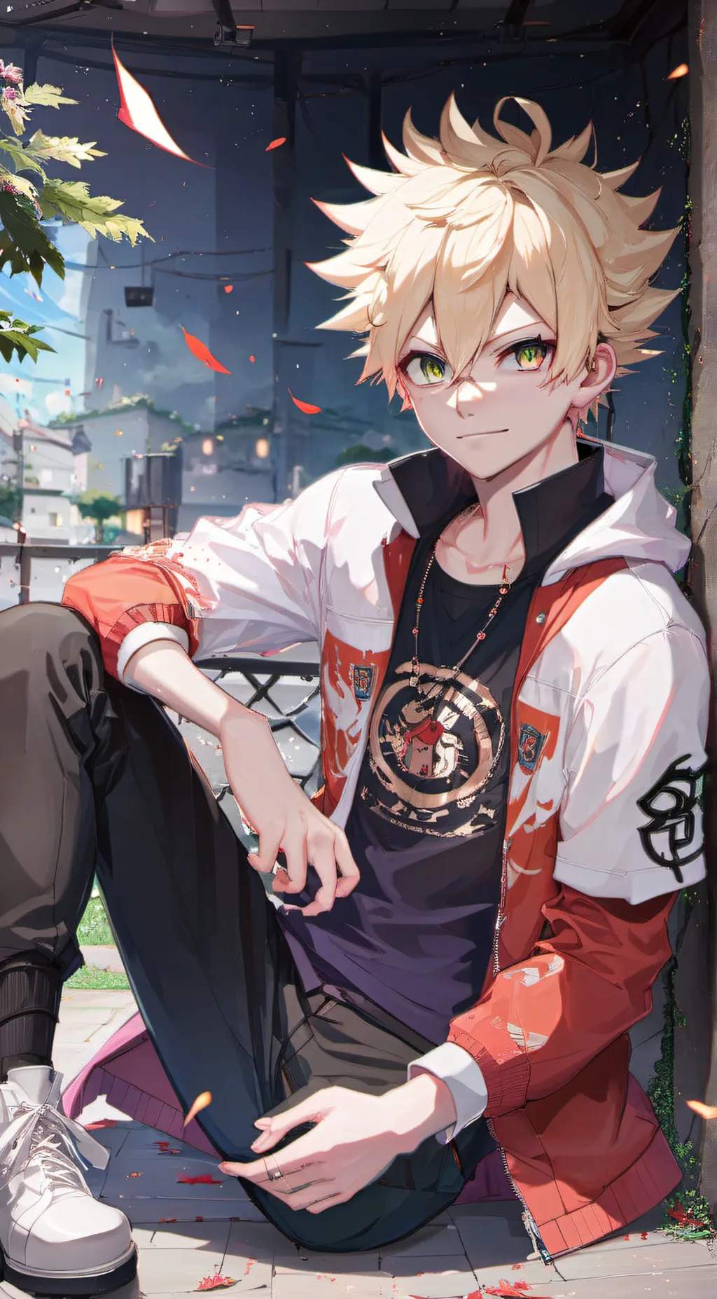 ai character: Bakugo background