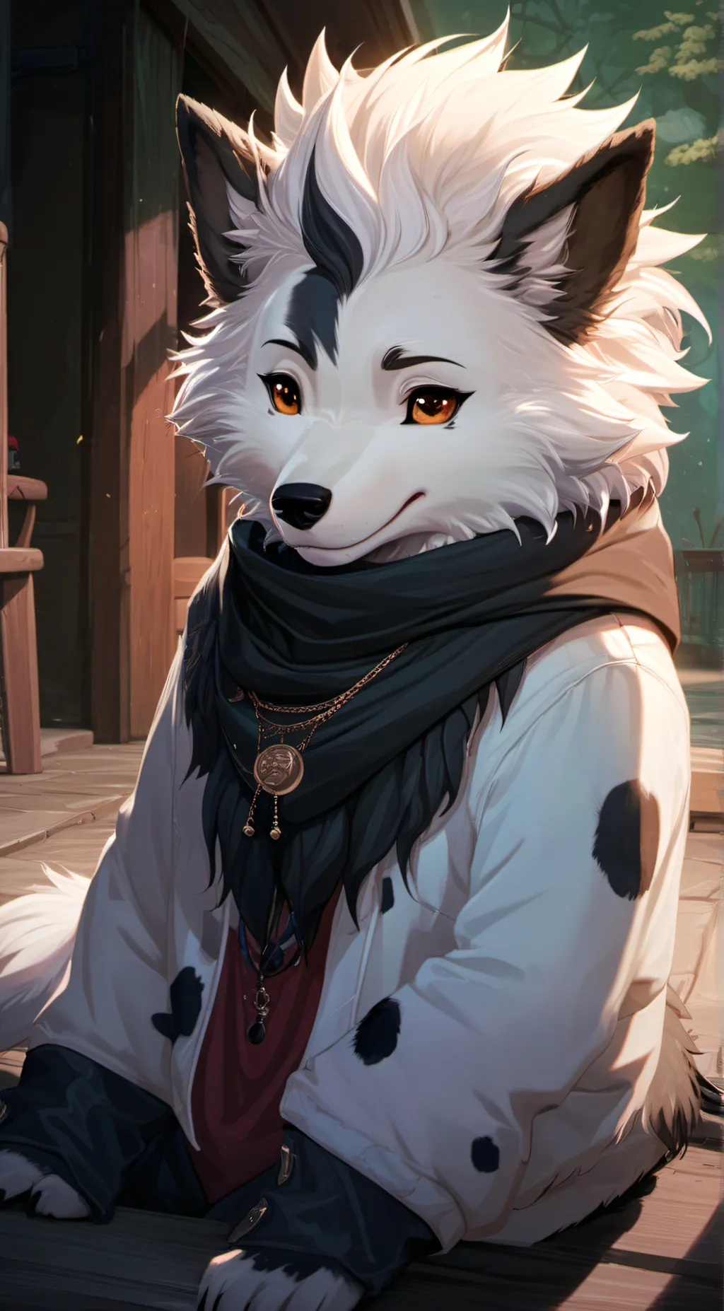 ai character: Leonardo Dakati background