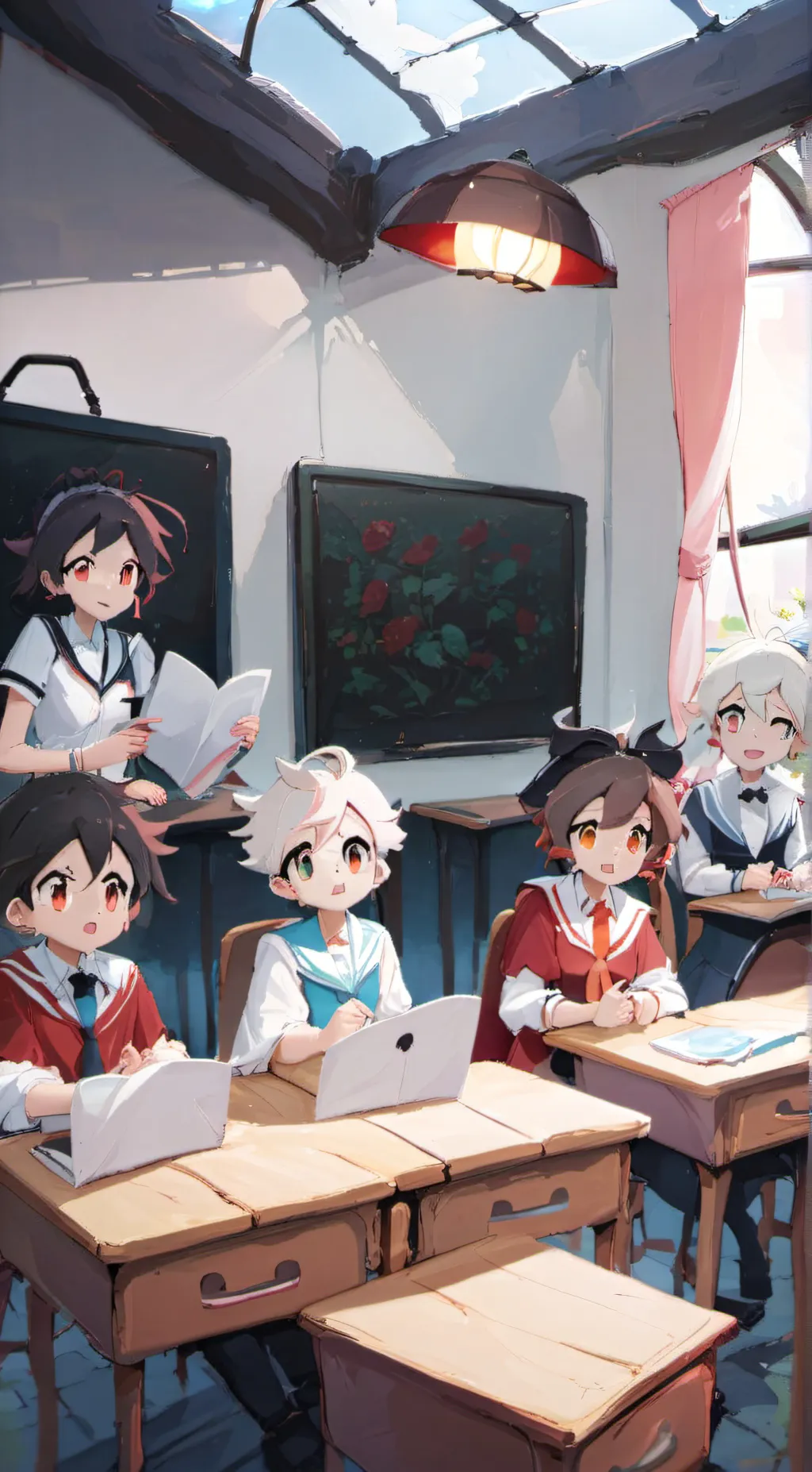 ai character: yandere simulator background