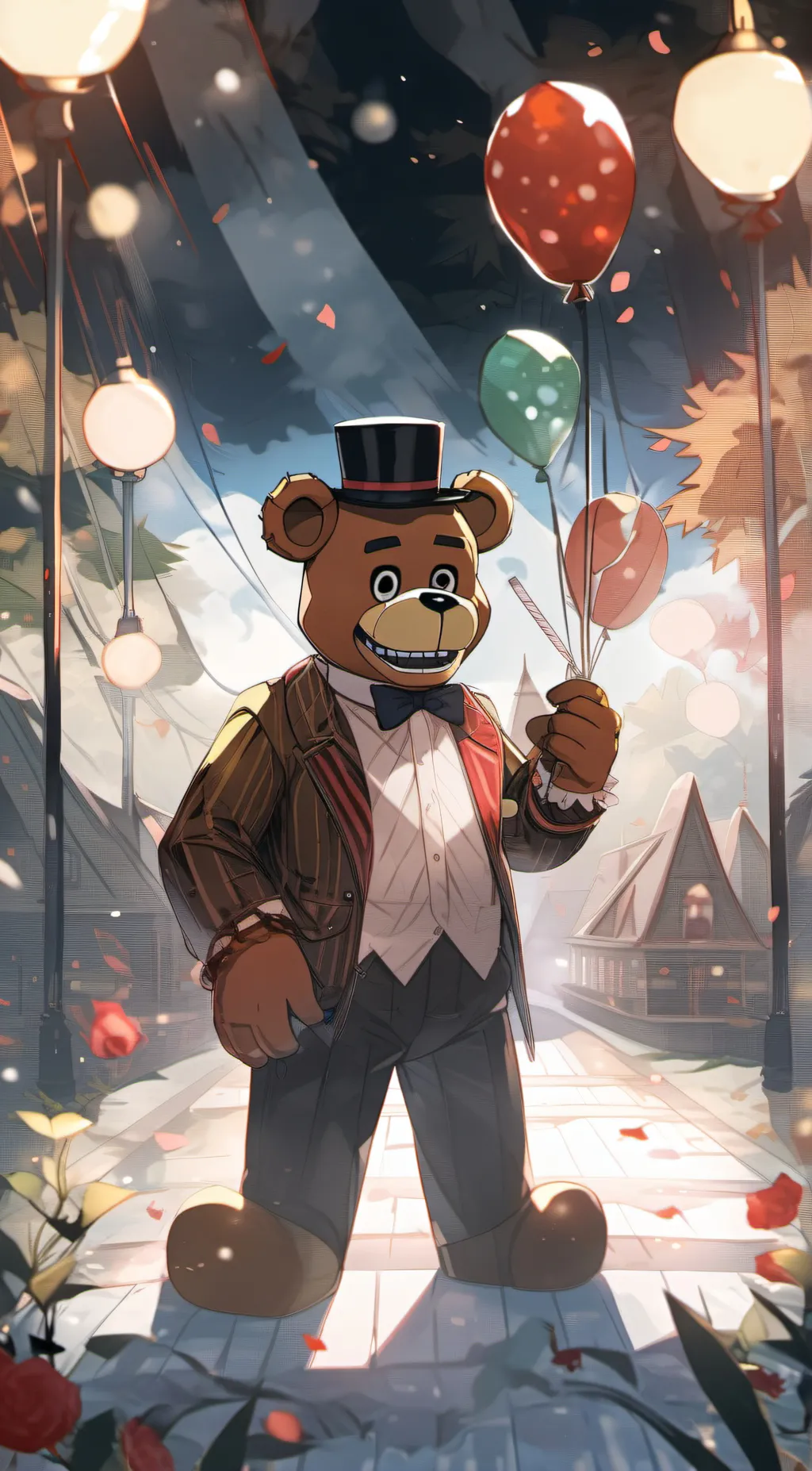 ai character: Freddy Fazbaer background