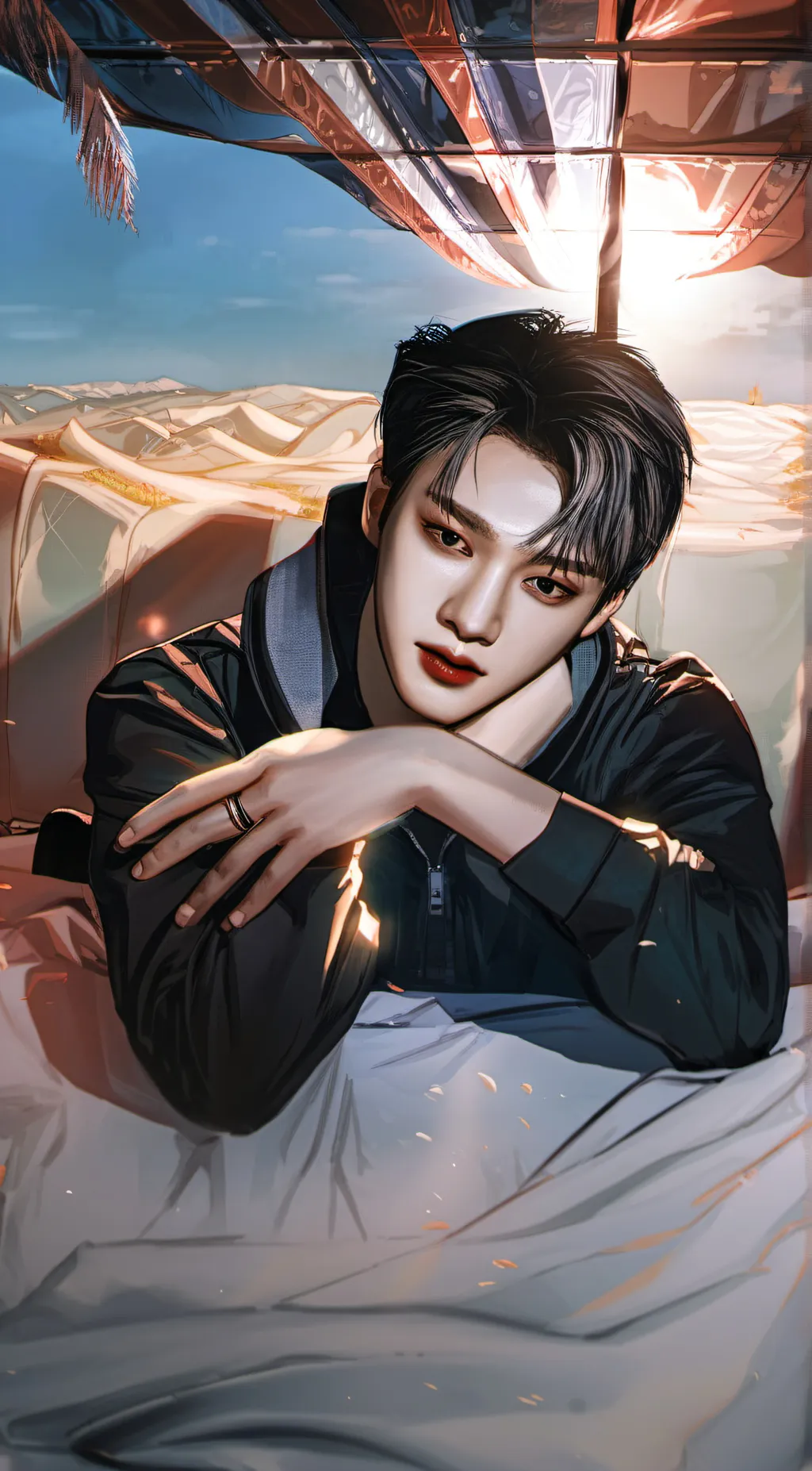 ai character: Chris background