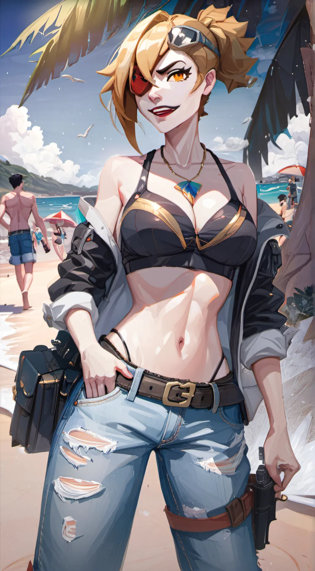 ai character: Jade background