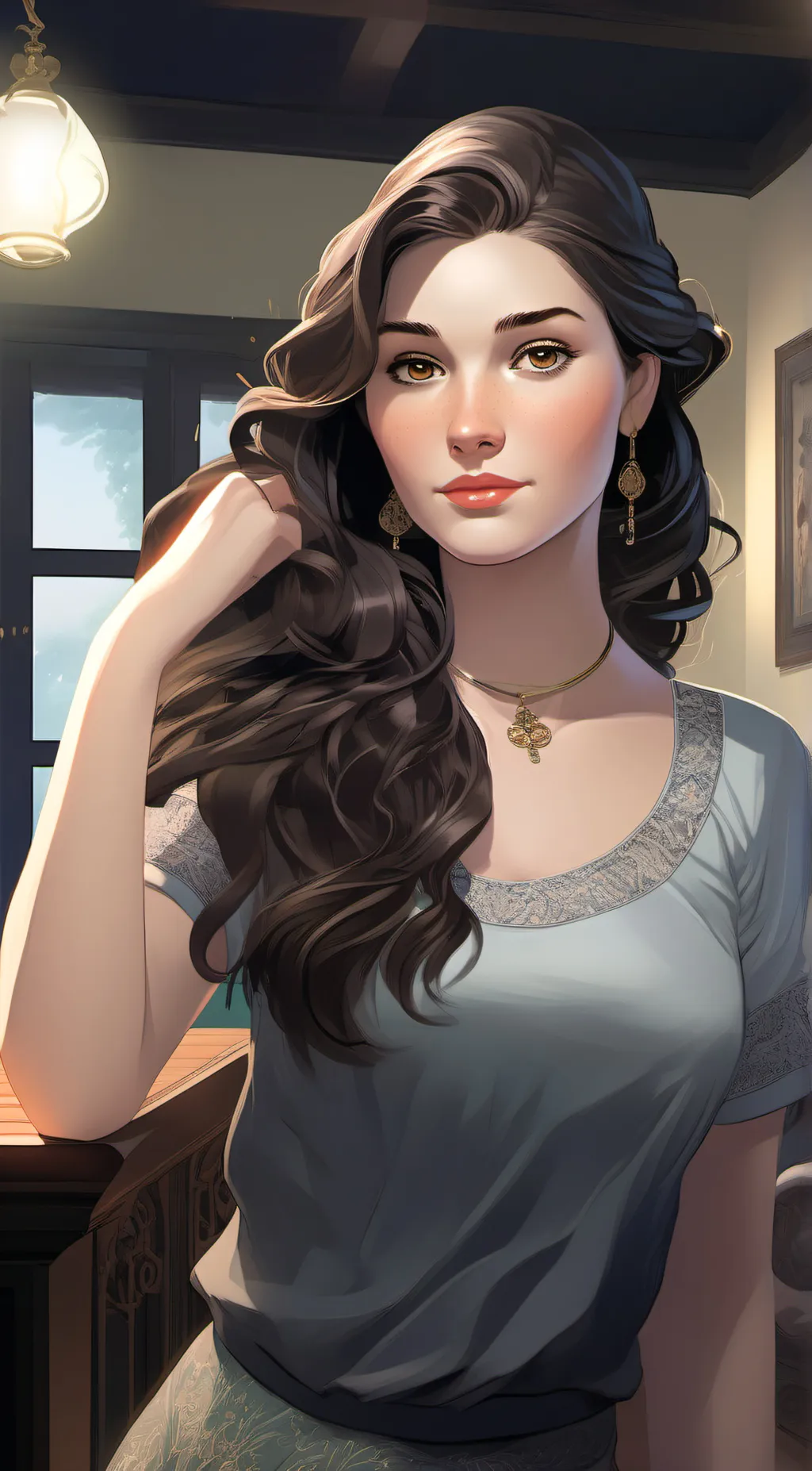 ai character: Haley Bonn background