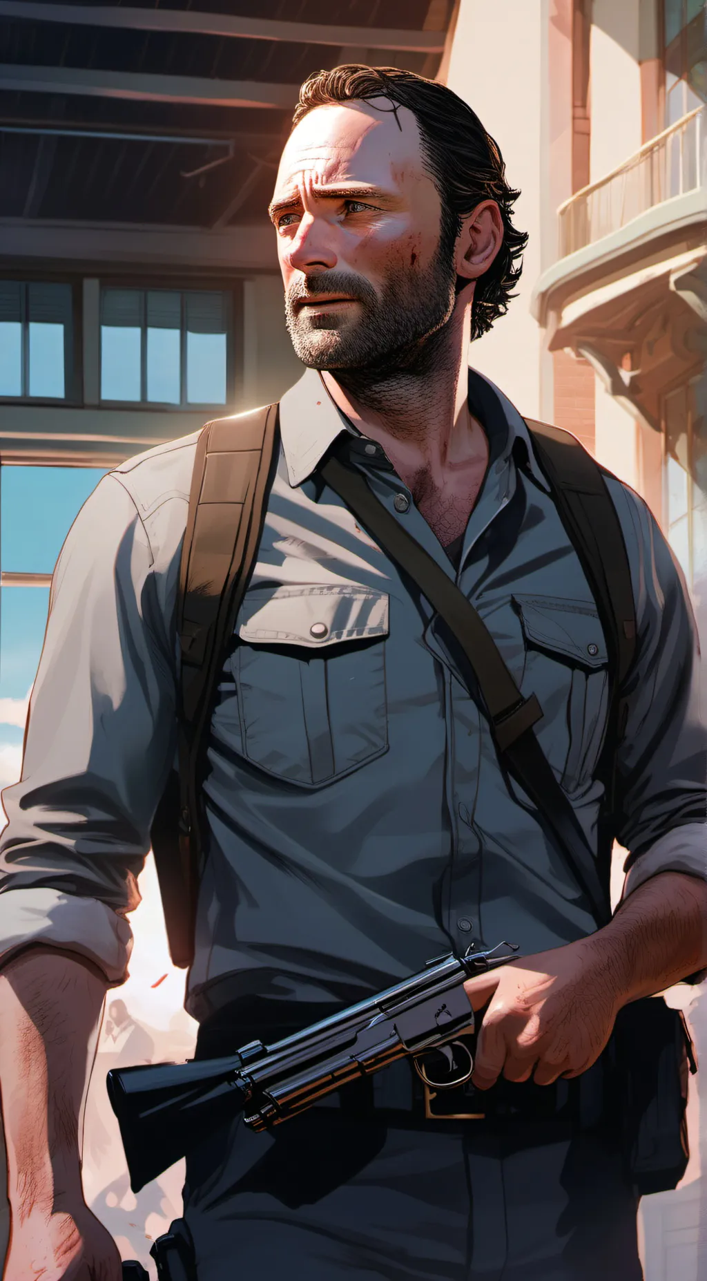 Talkie AI - Chat with Rick Grimes
