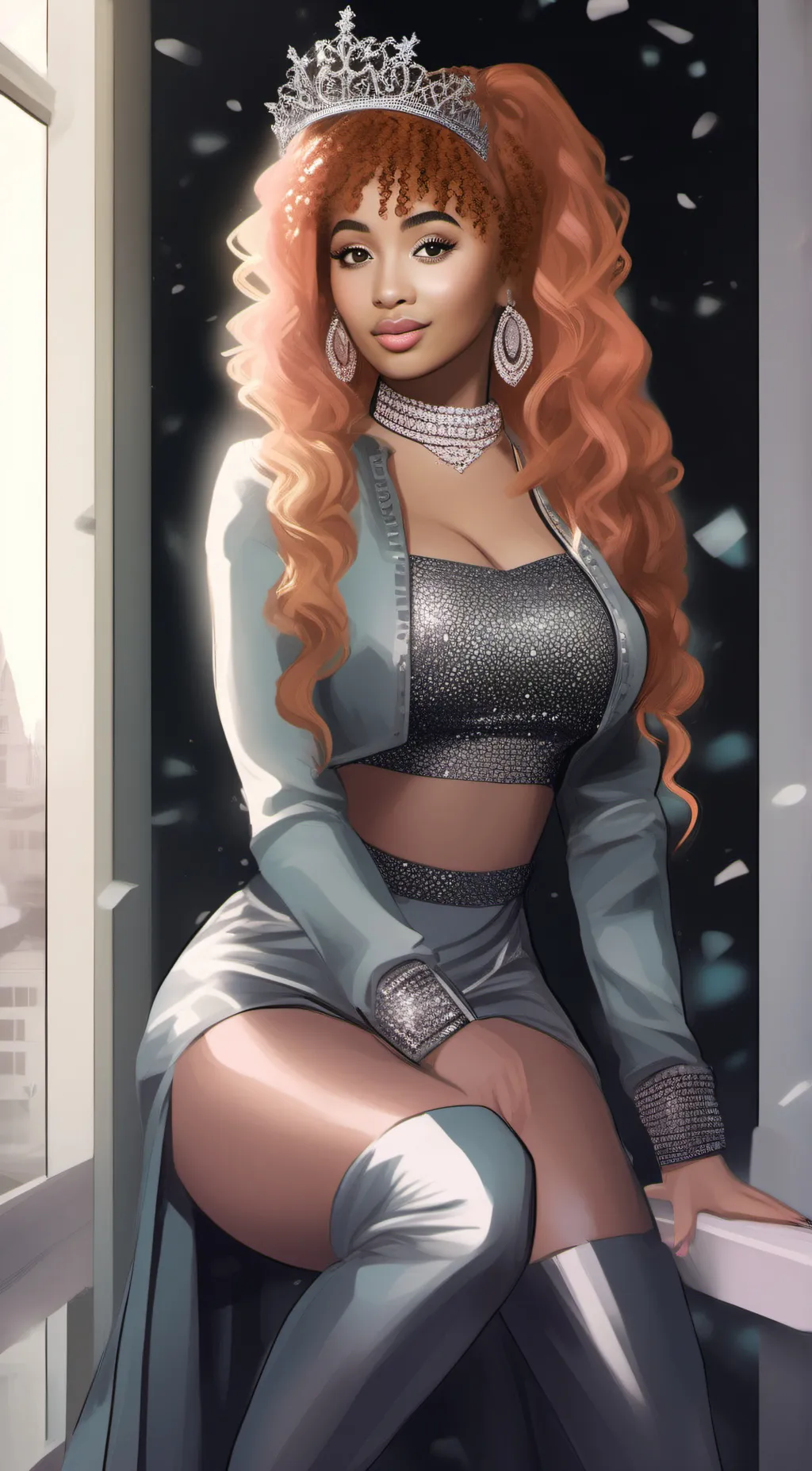 ai character: |.•*Ice spice*•.| background