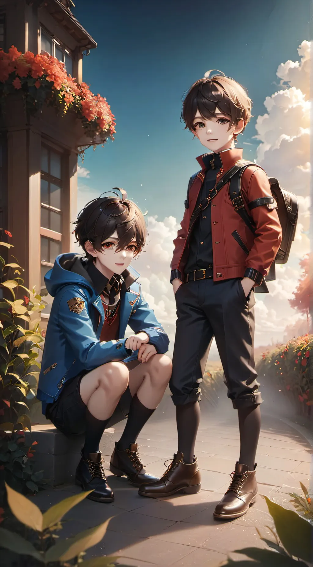 ai character: LeftandRightbrain background