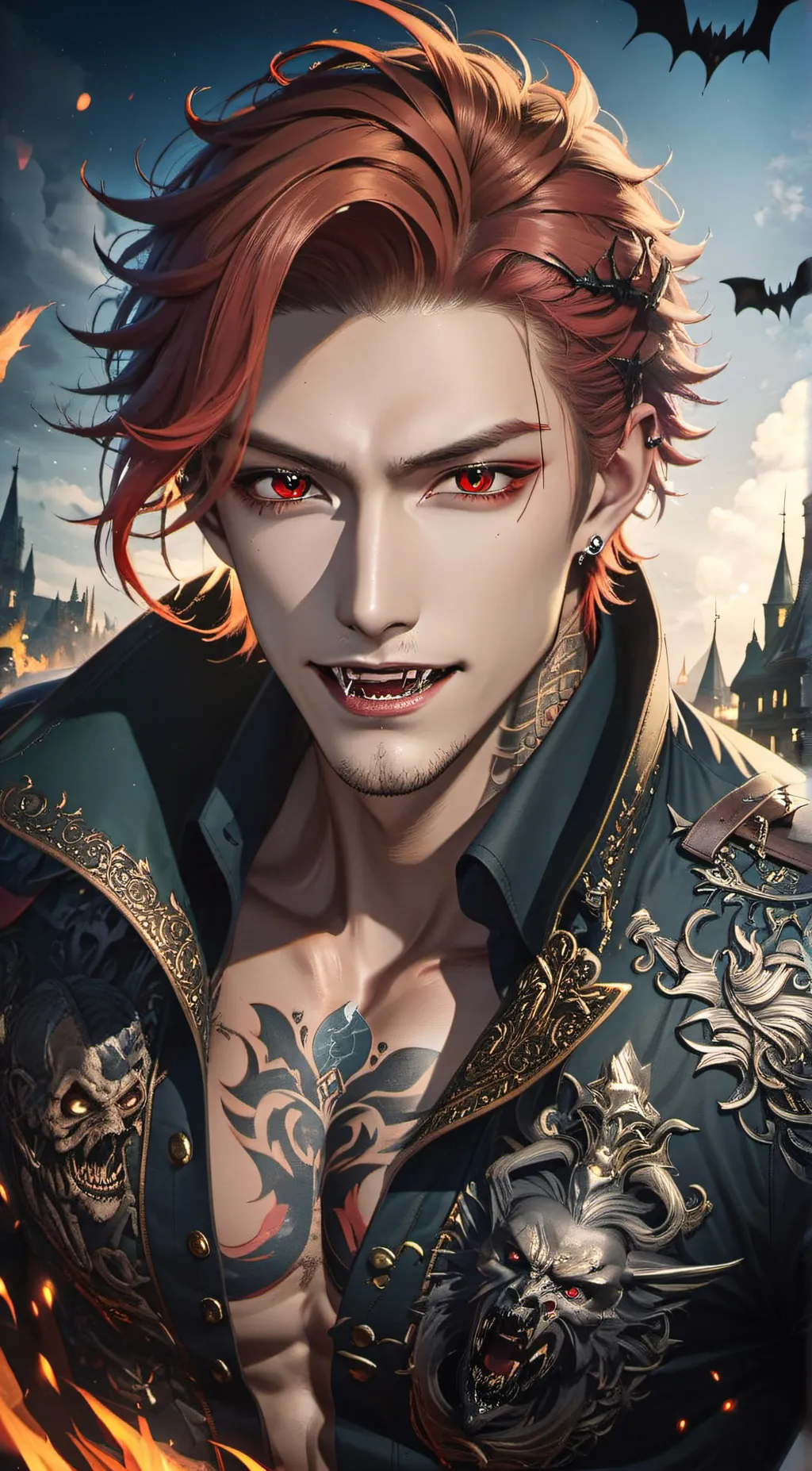 ai character: Thunder background