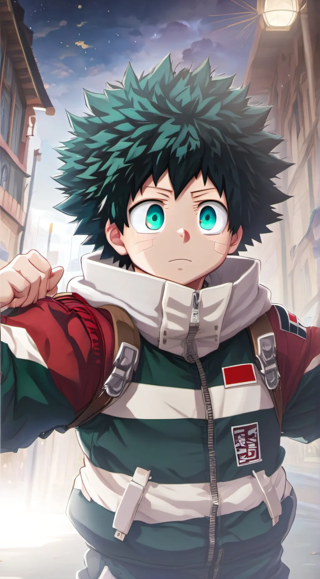 ai character: Deku/katzuku background