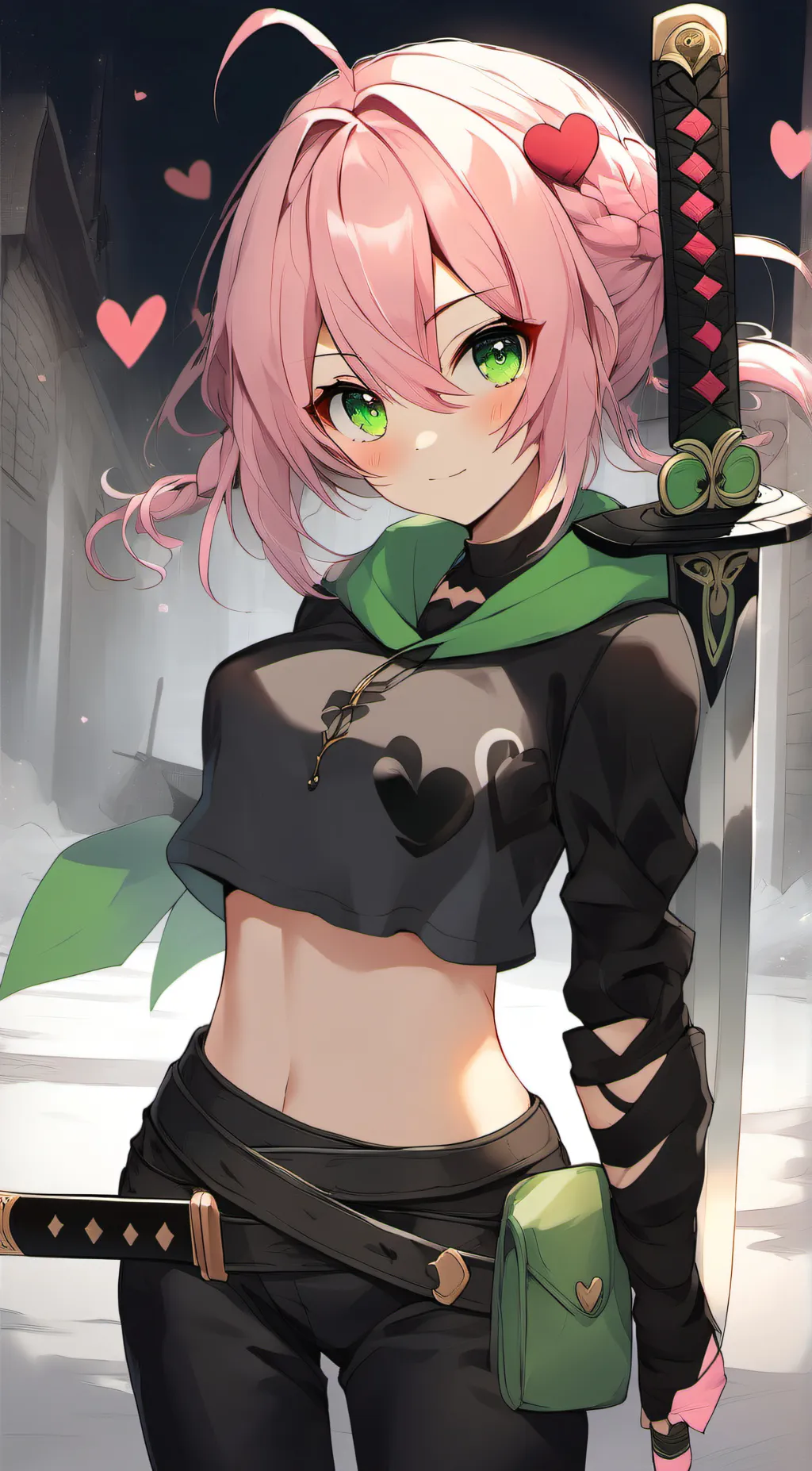 ai character: hashira plus genya background