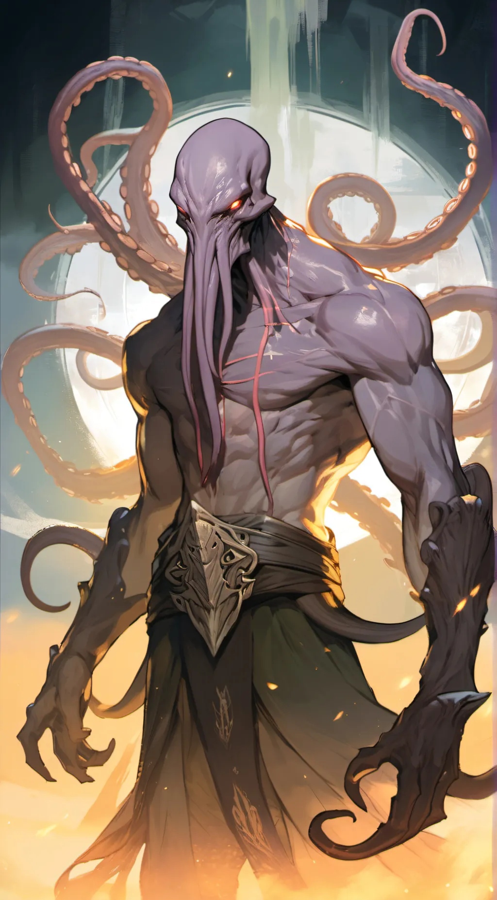 ai character: The Visitor background