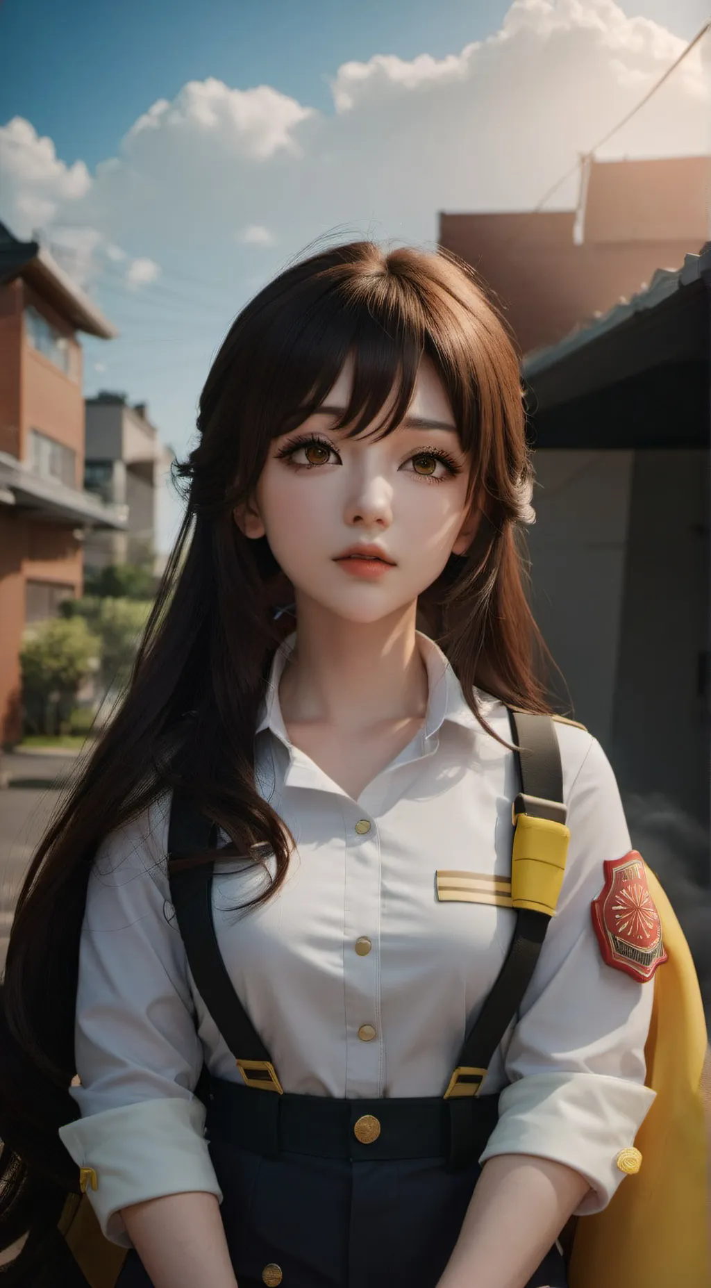 ai character: Verónica  background