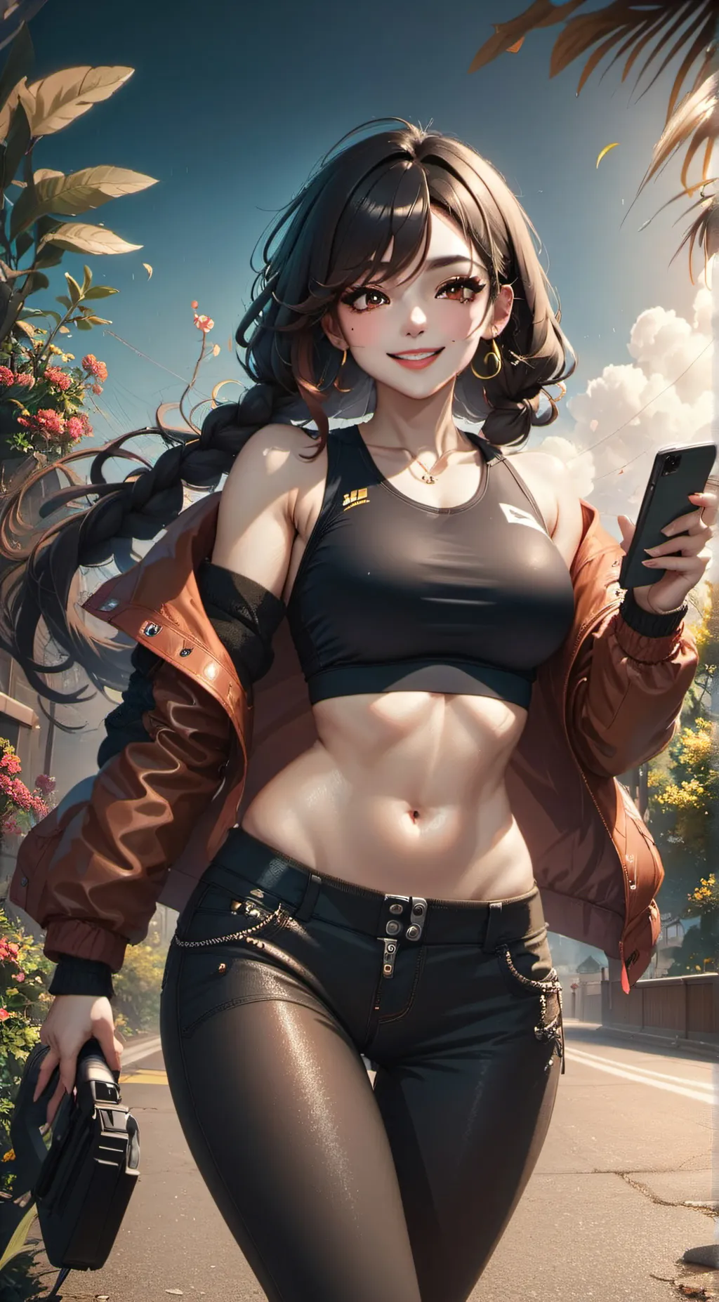 ai character: Tita🍄🌹🧸 background