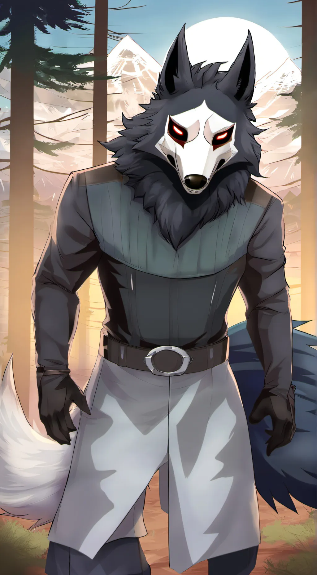 ai character: Puro background