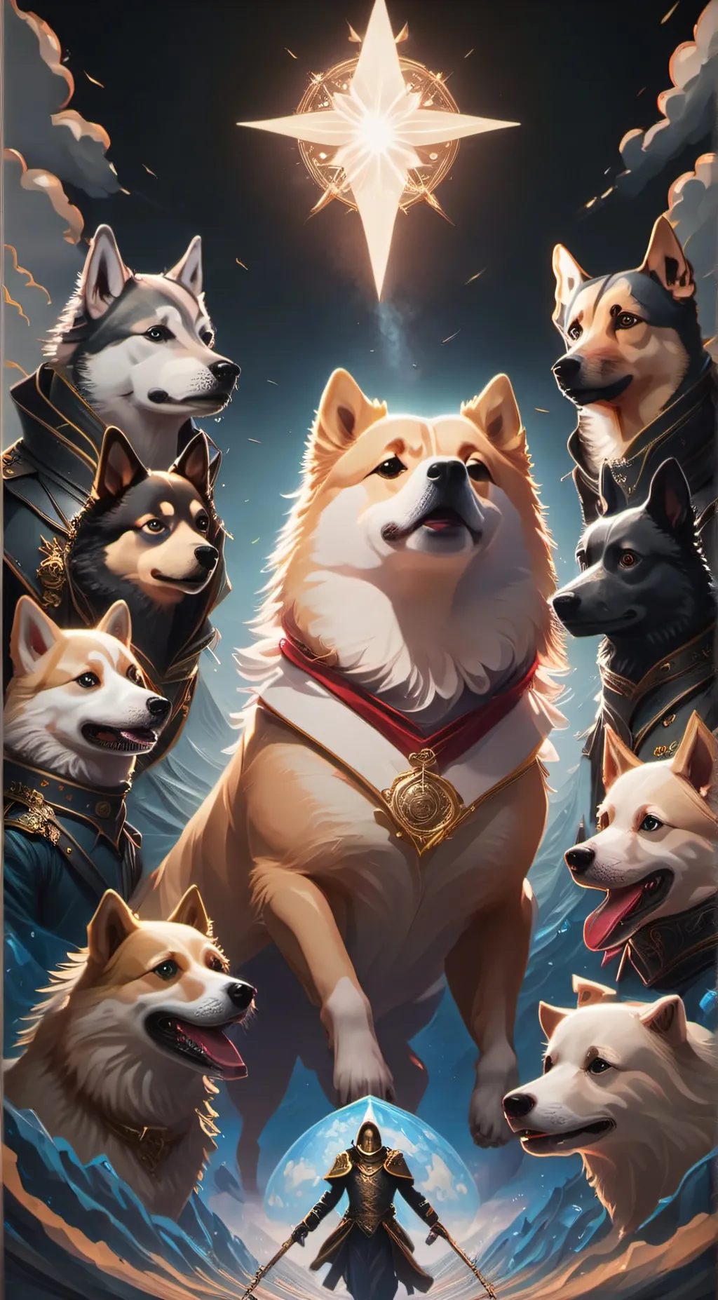 ai character: dogland background