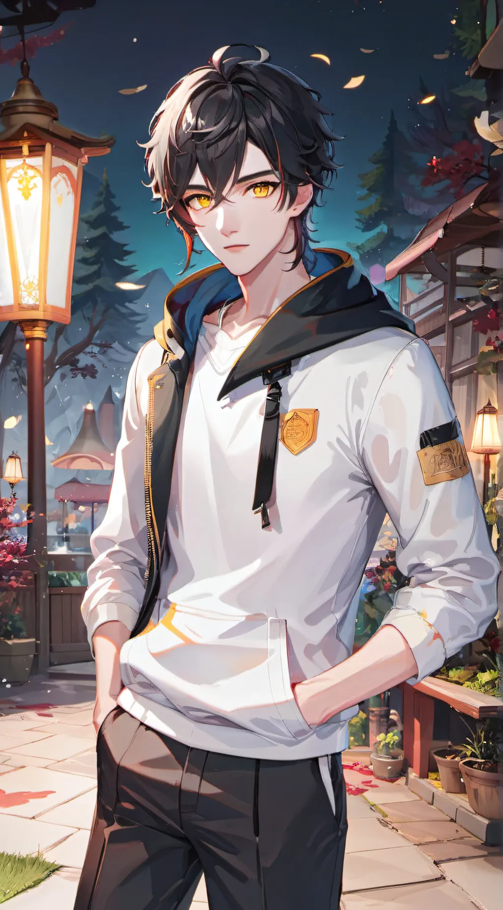 ai character: |Levi| background