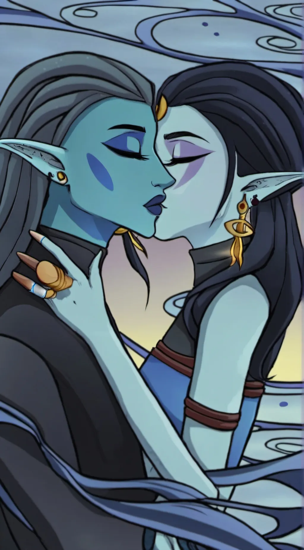 ai character: Nateyam x aonung background