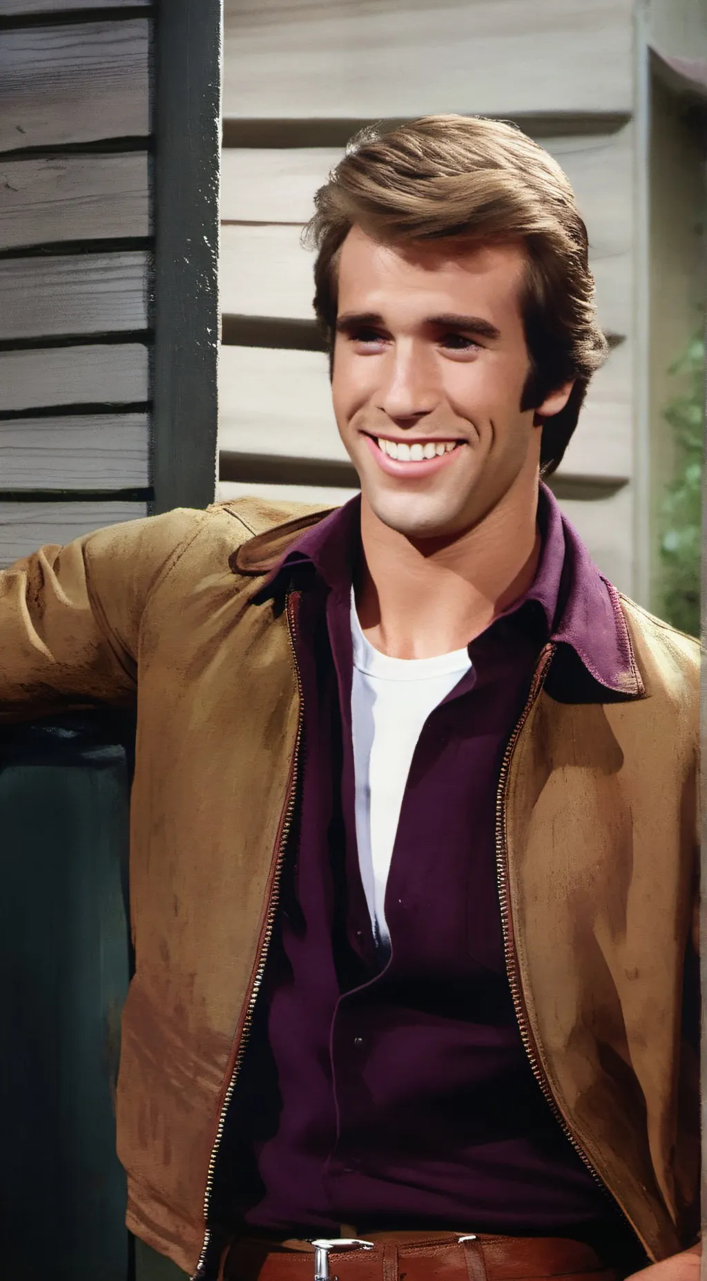 ai character: Fonz  background