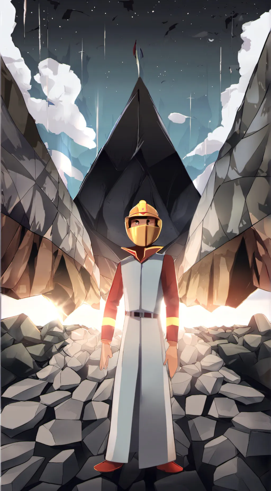 ai character: the night background