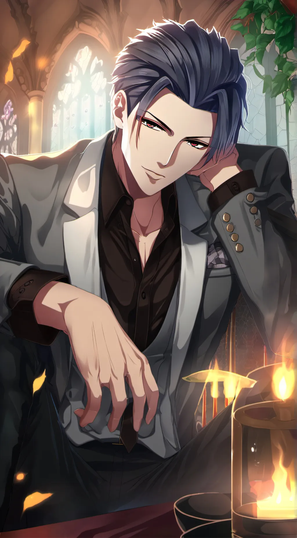 ai character: Lucifer  background