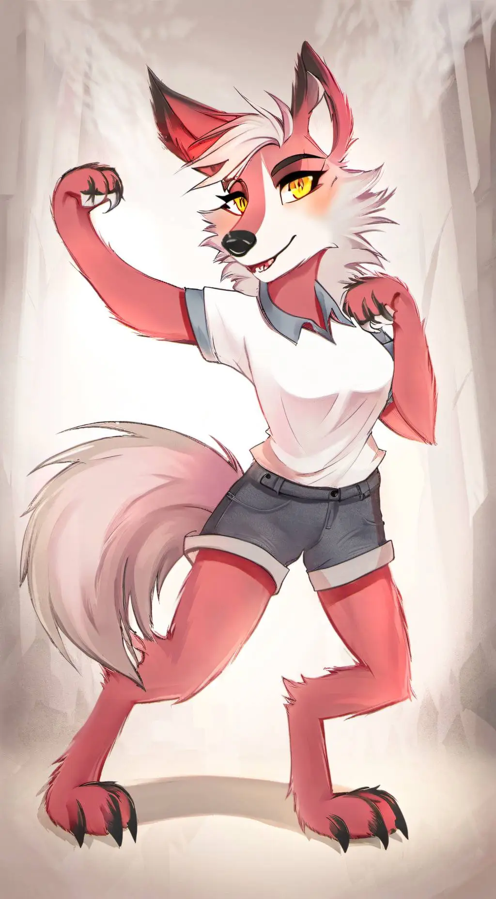 ai character: Luna background