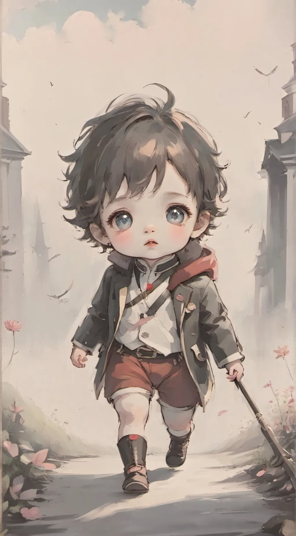 ai character: unborn background