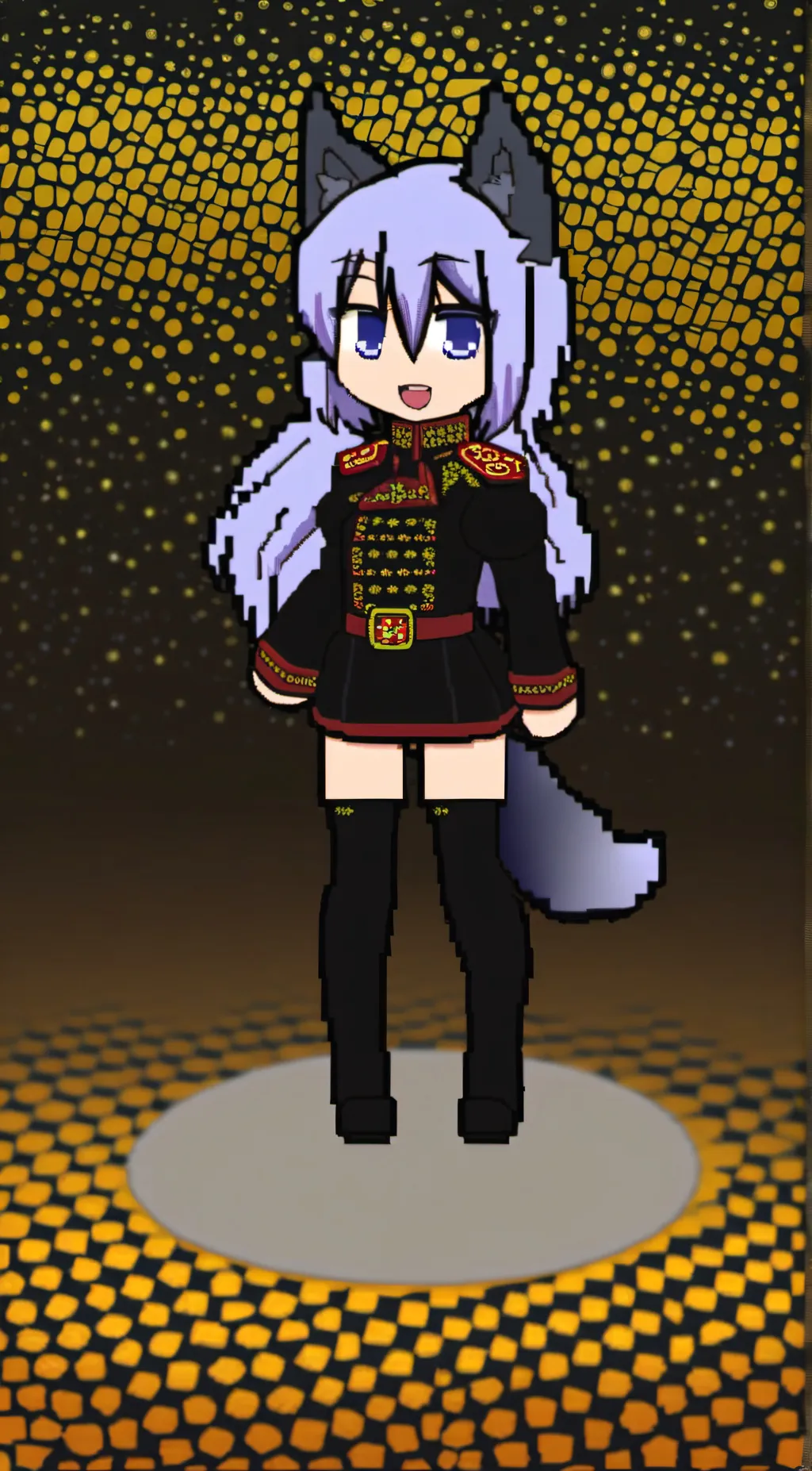 ai character: Snowflake_kit background