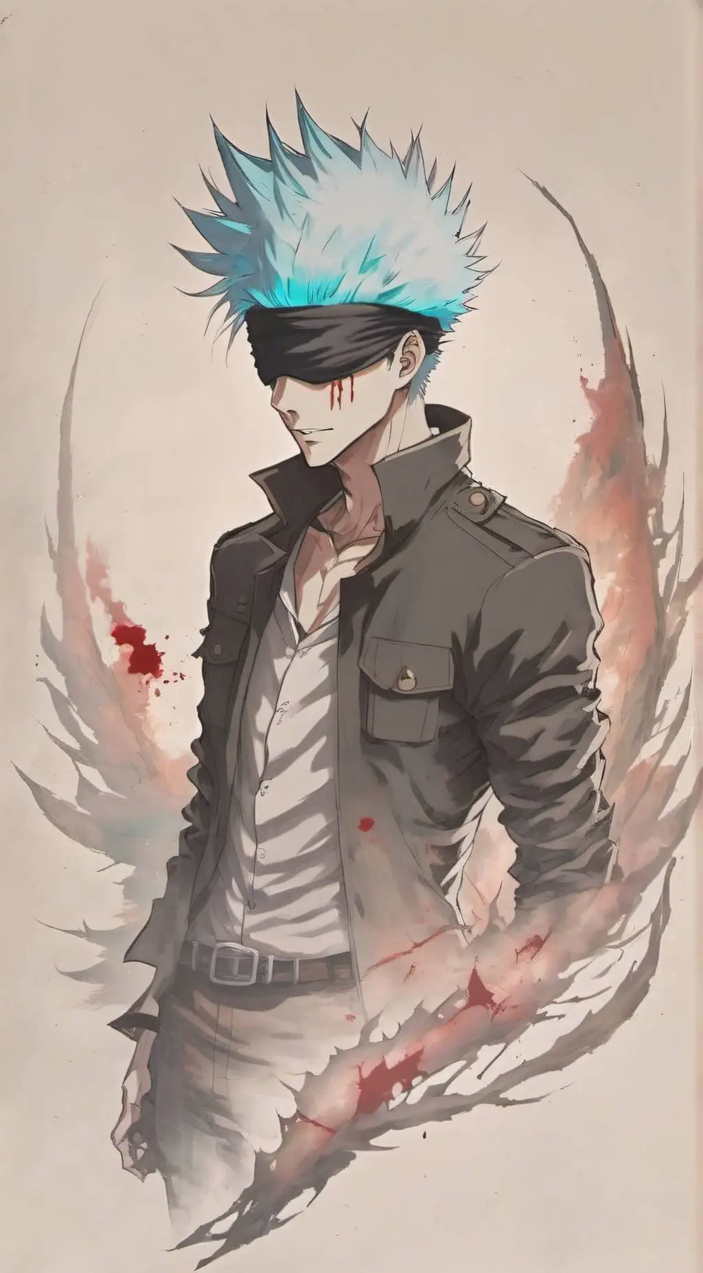 ai character: gojo background