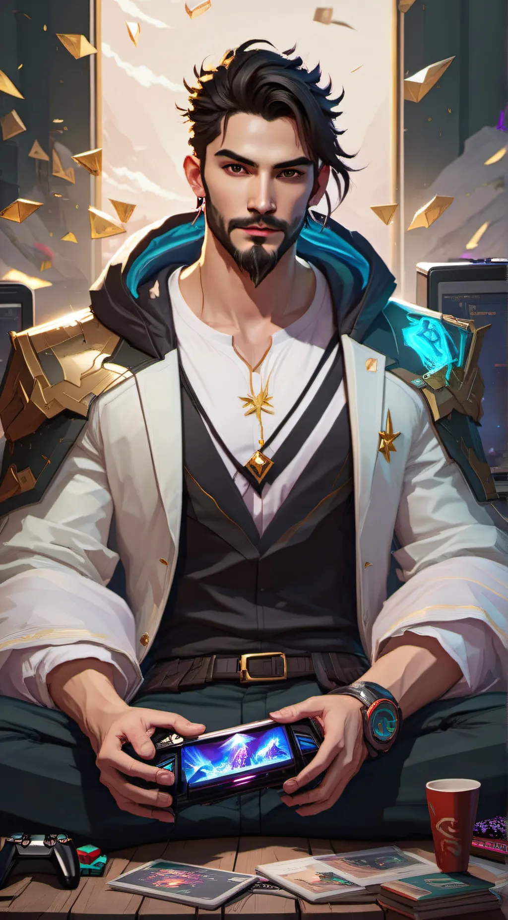 ai character: God of gaming background