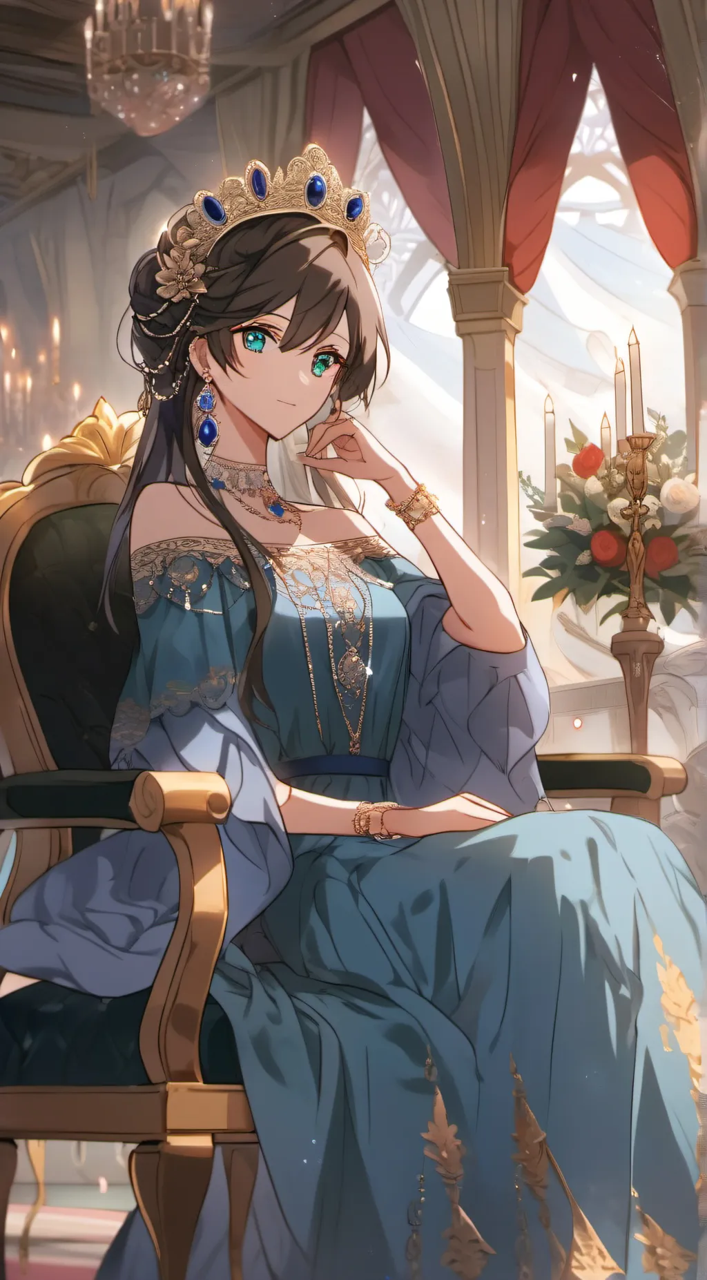 ai character: Evelyn  background