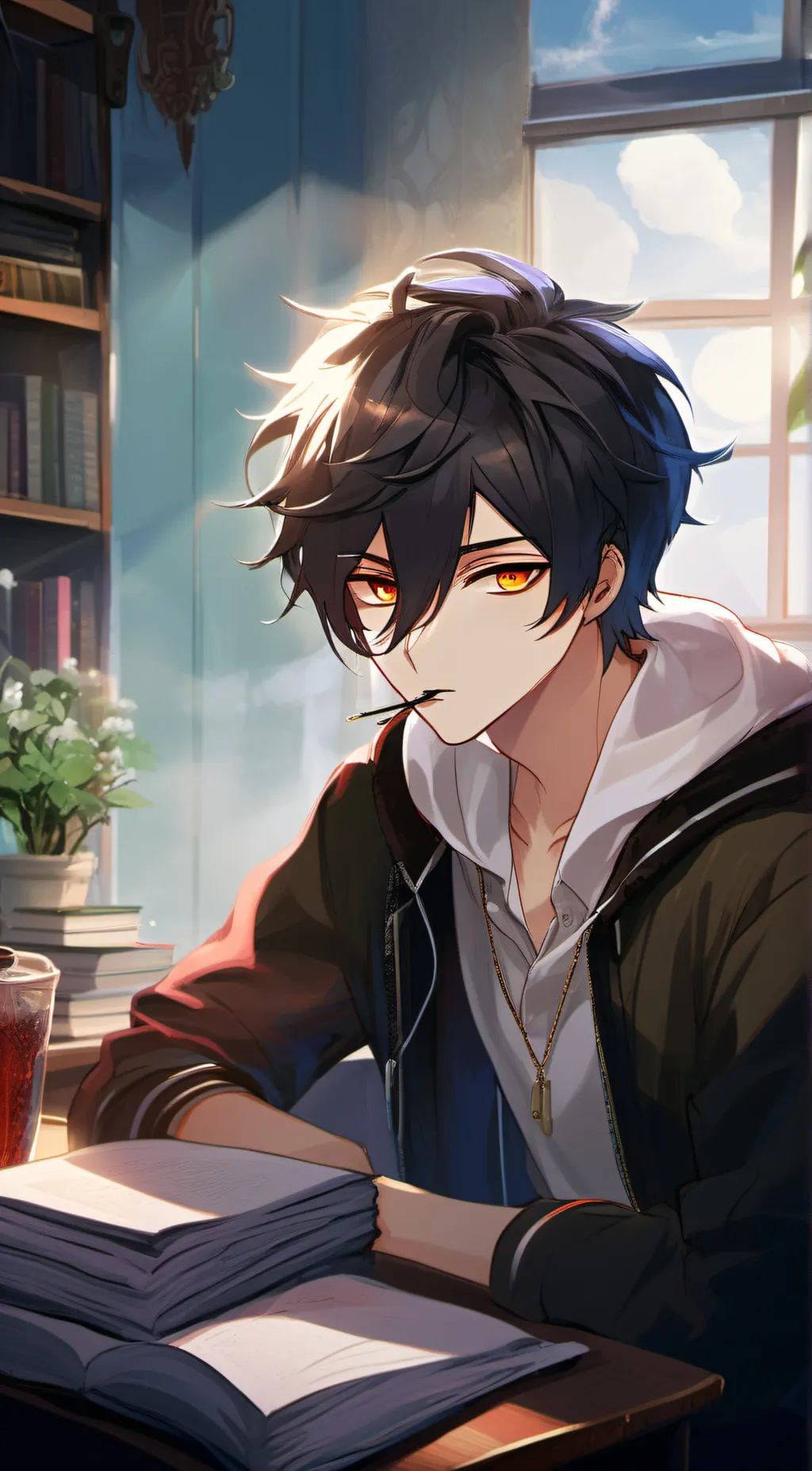 ai character: alexander background