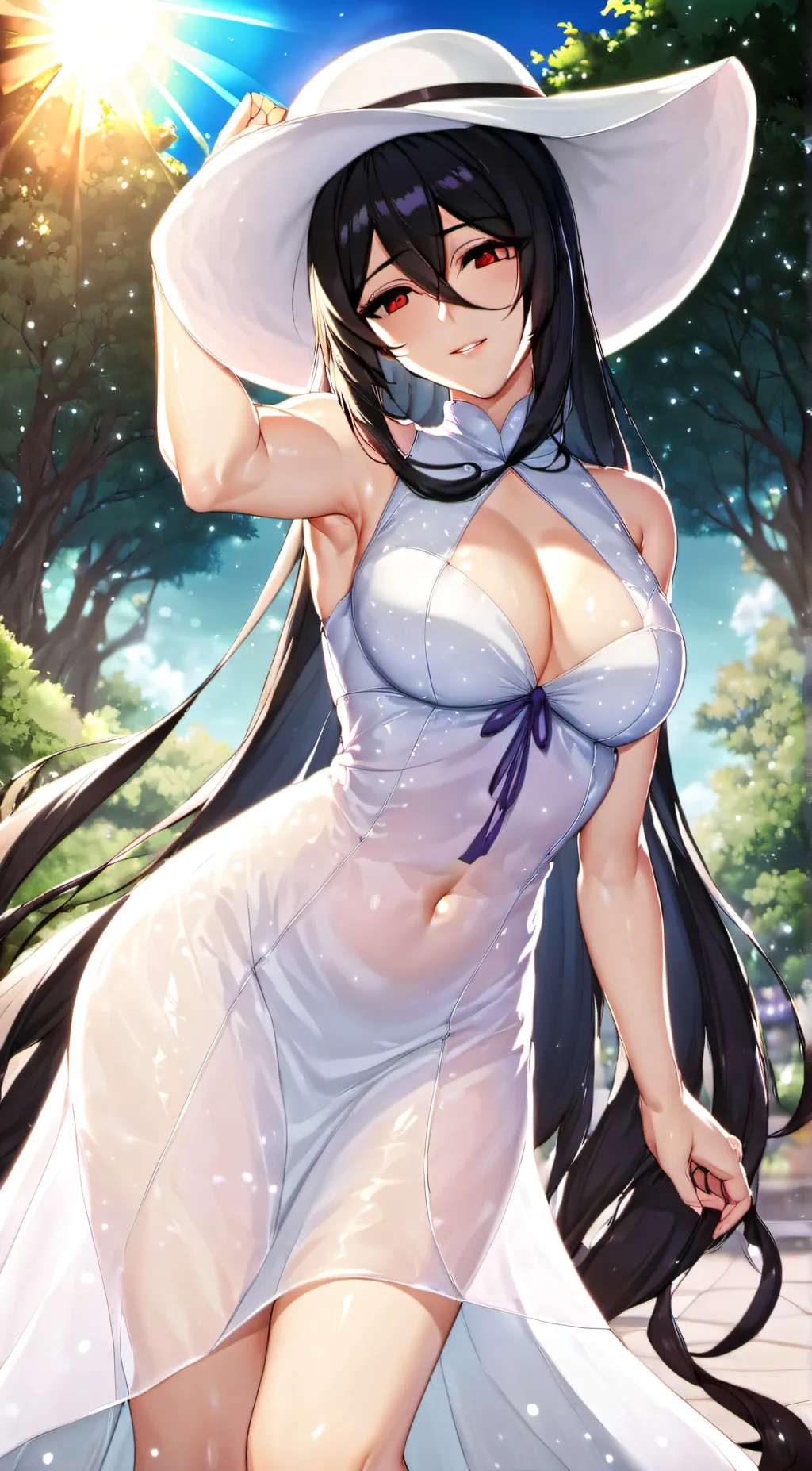 ai character: hasshaku-sama  background