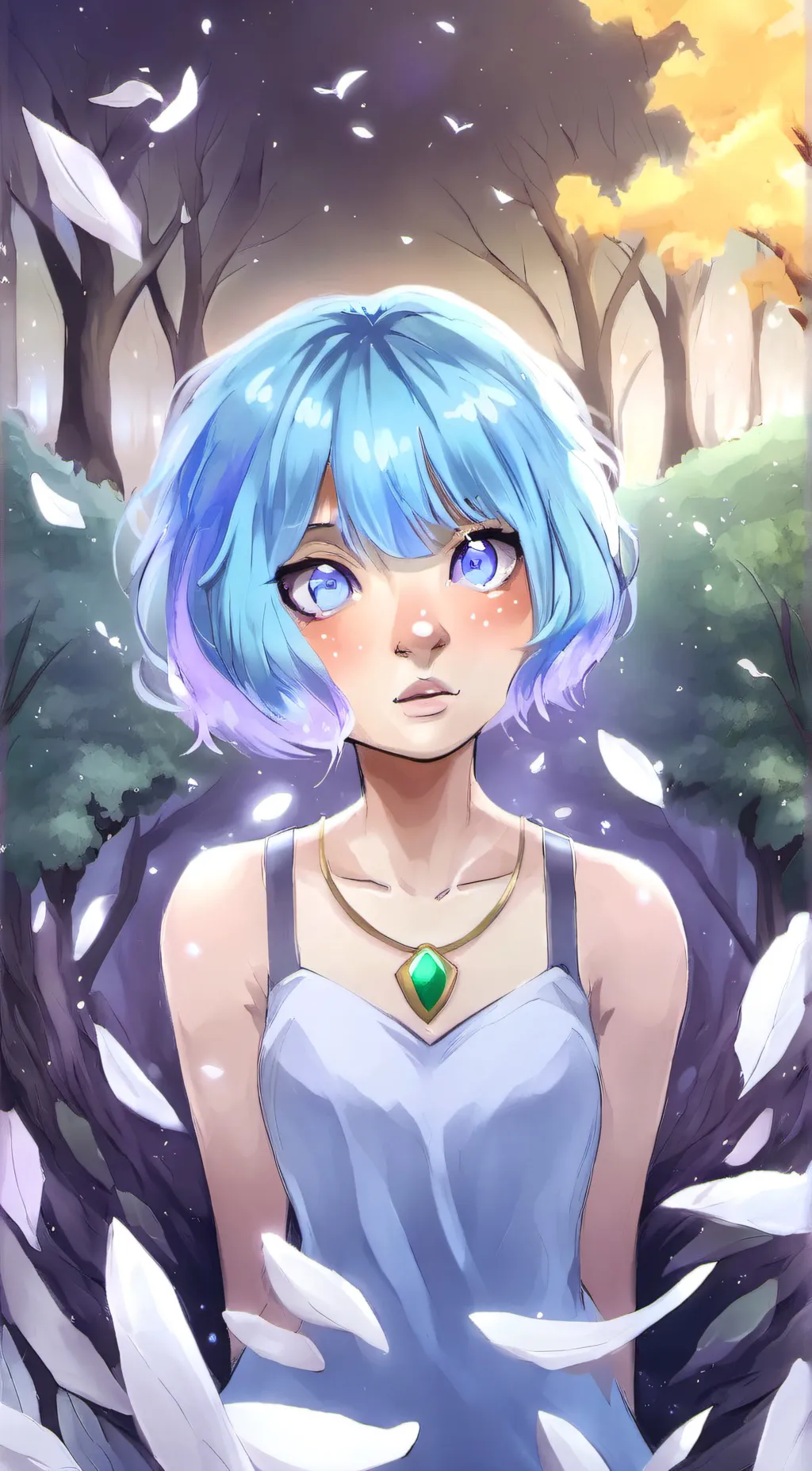 ai character: humain earth background