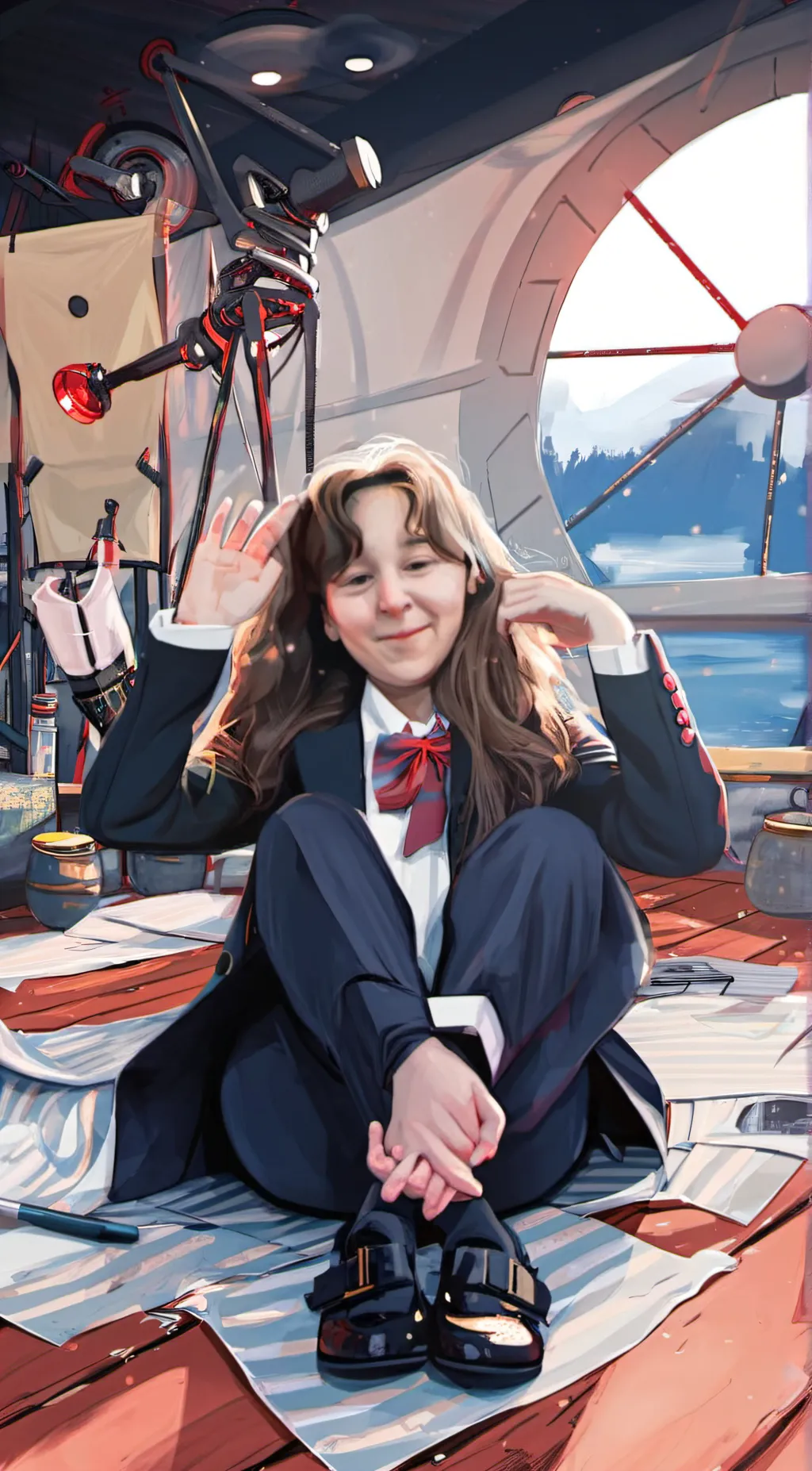 ai character: Sasha background