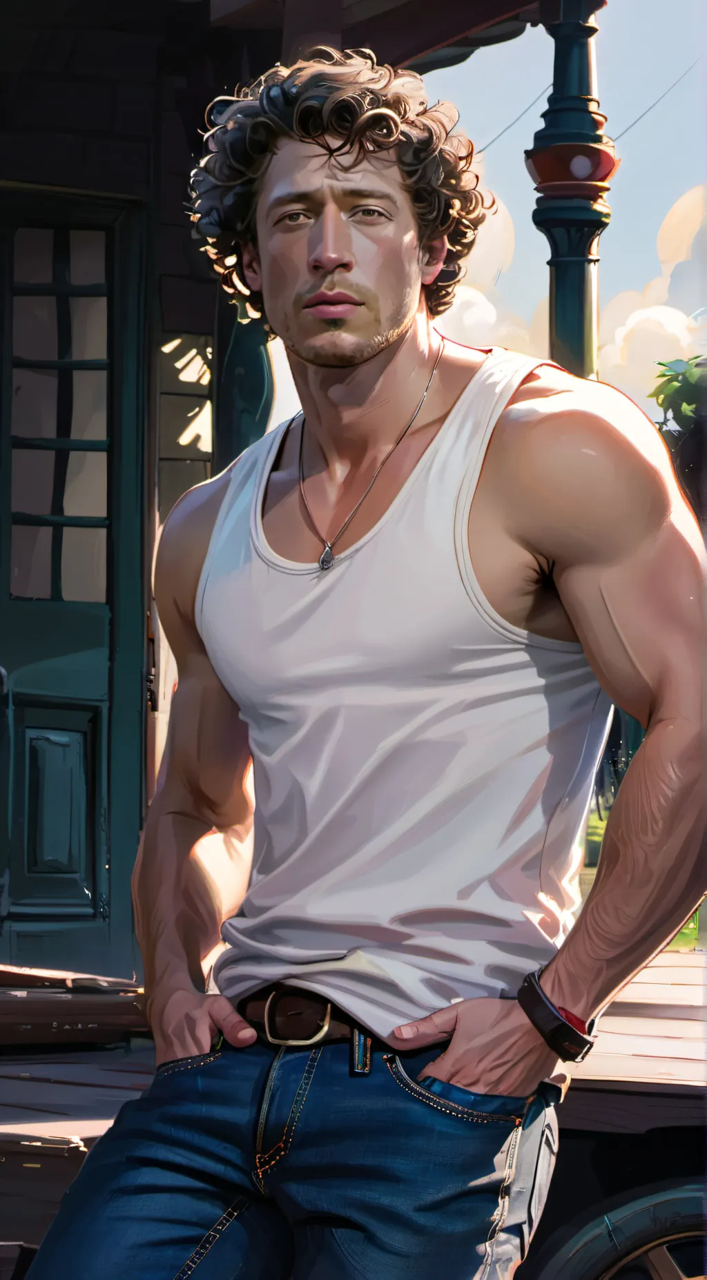 ai character: Wesley Parker background