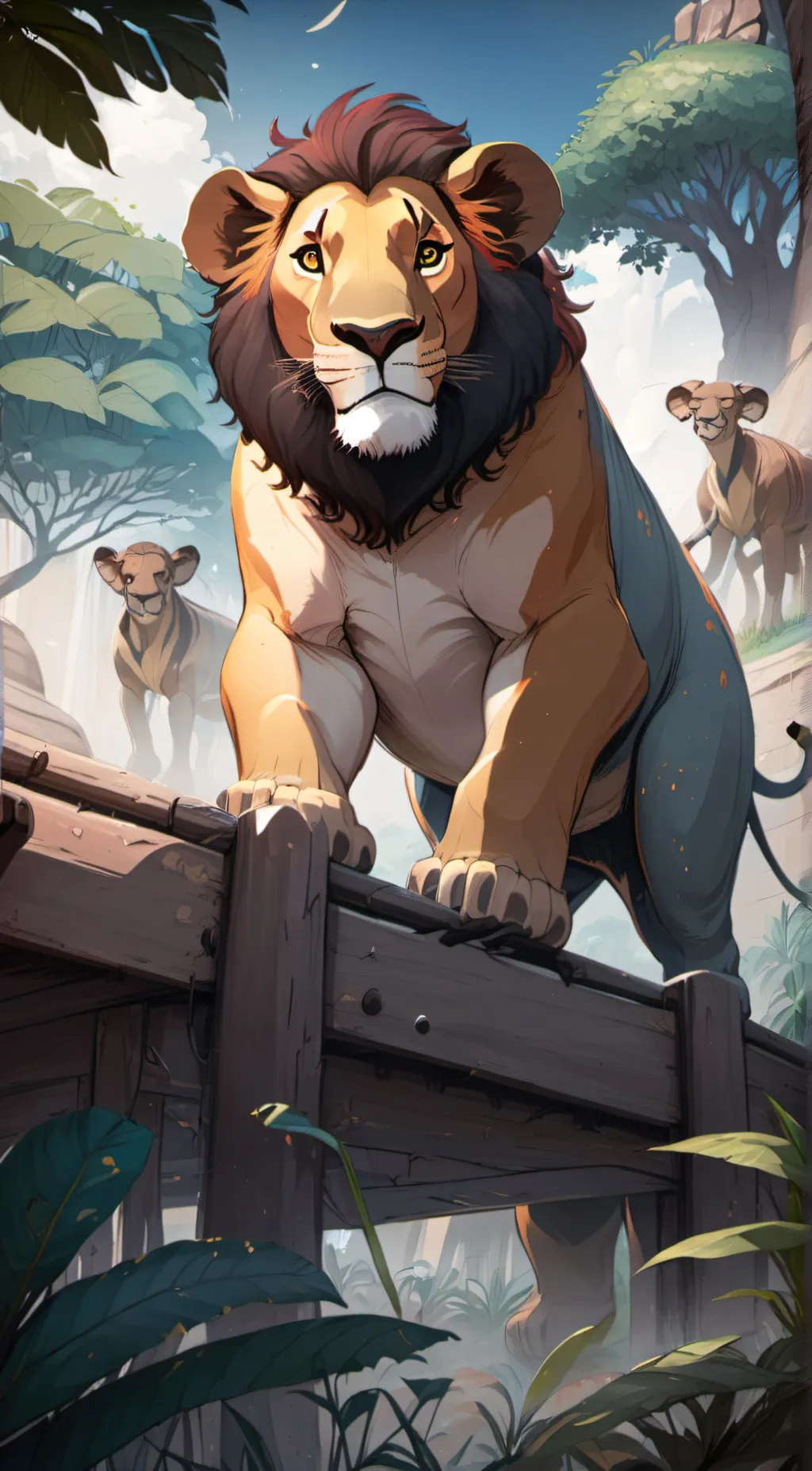 ai character: simba background