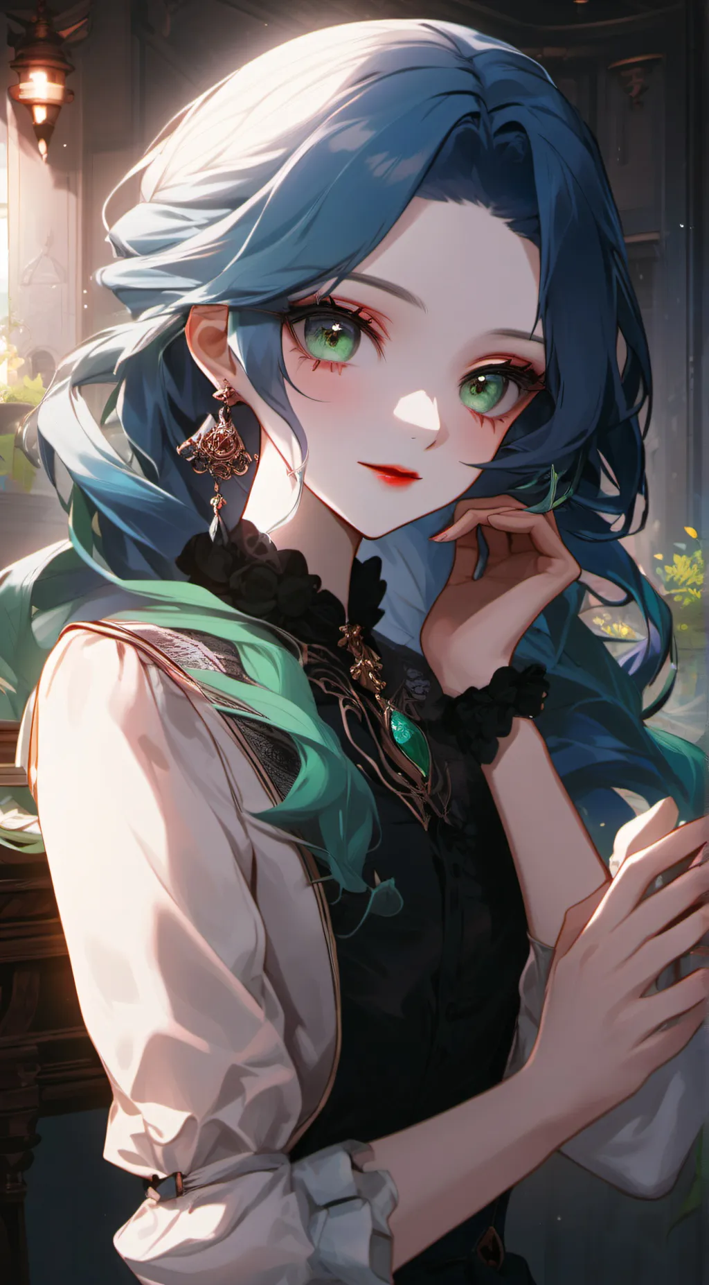 ai character: lucky  background