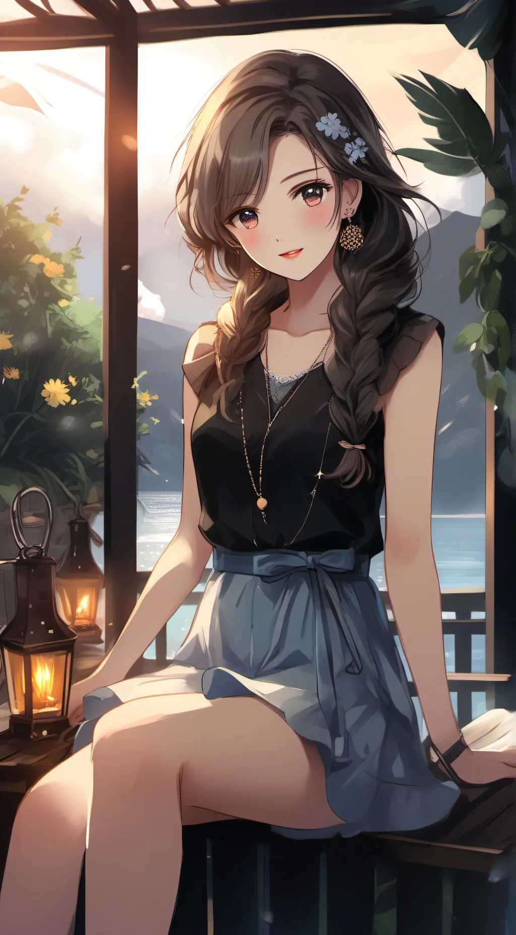 ai character: Lily background