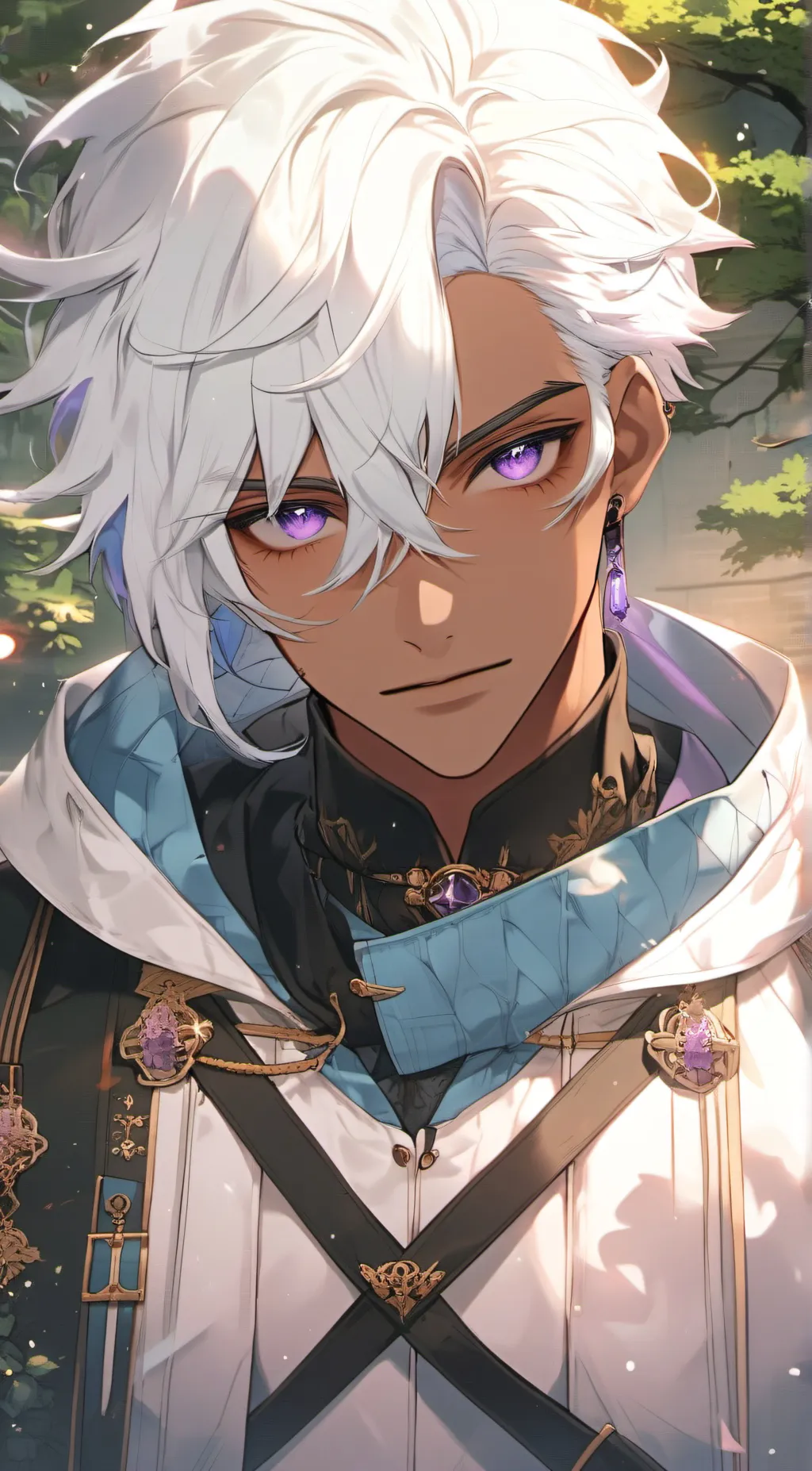 ai character: zane  background